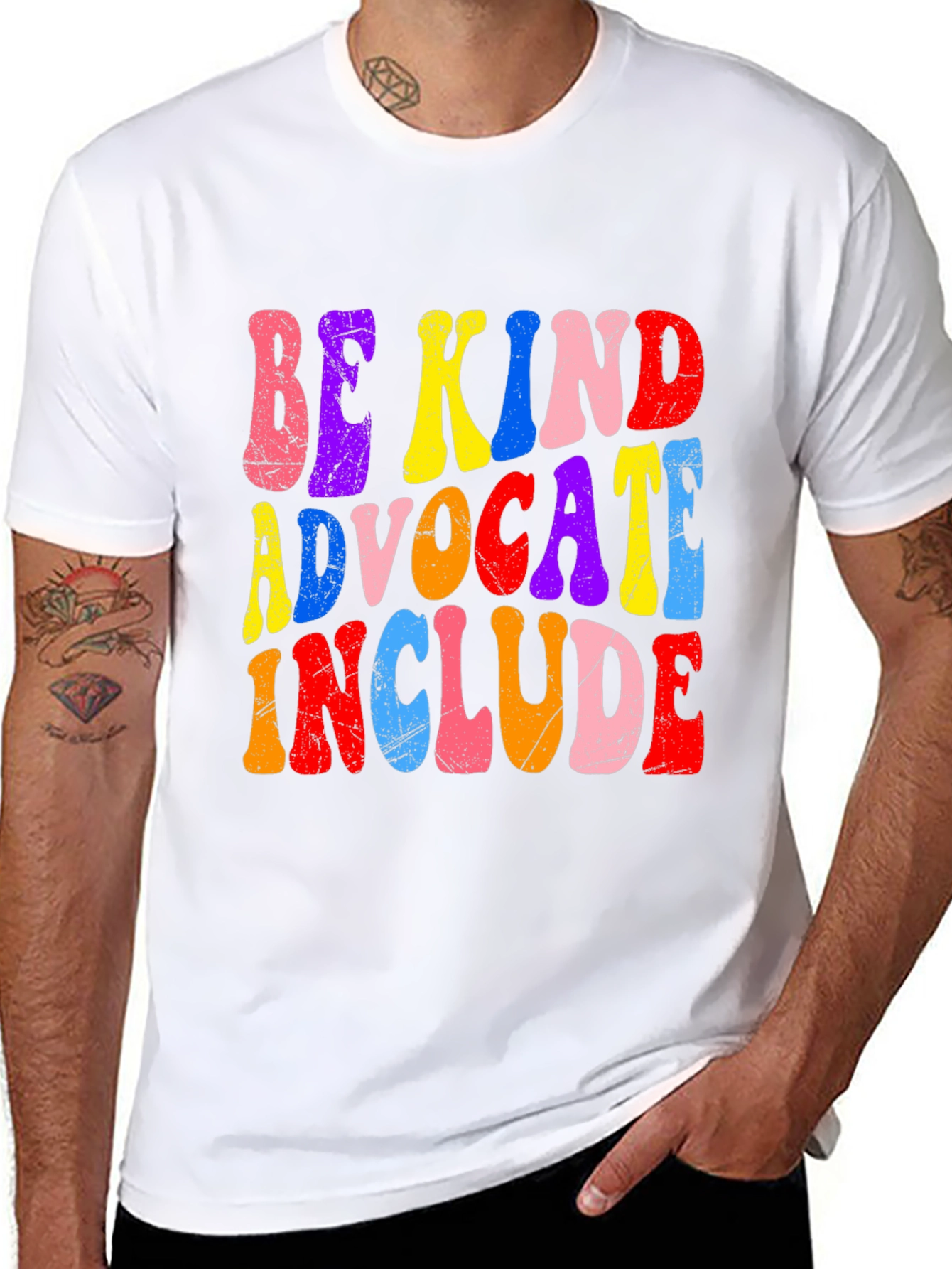 Be Kind Advocate Include Graphic Tee