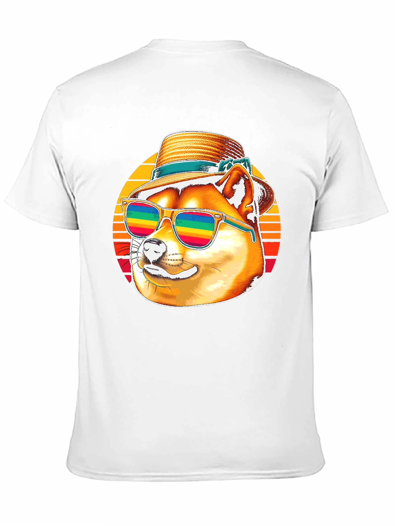 Cool Doge T-Shirt - Retro Summer Vibes!