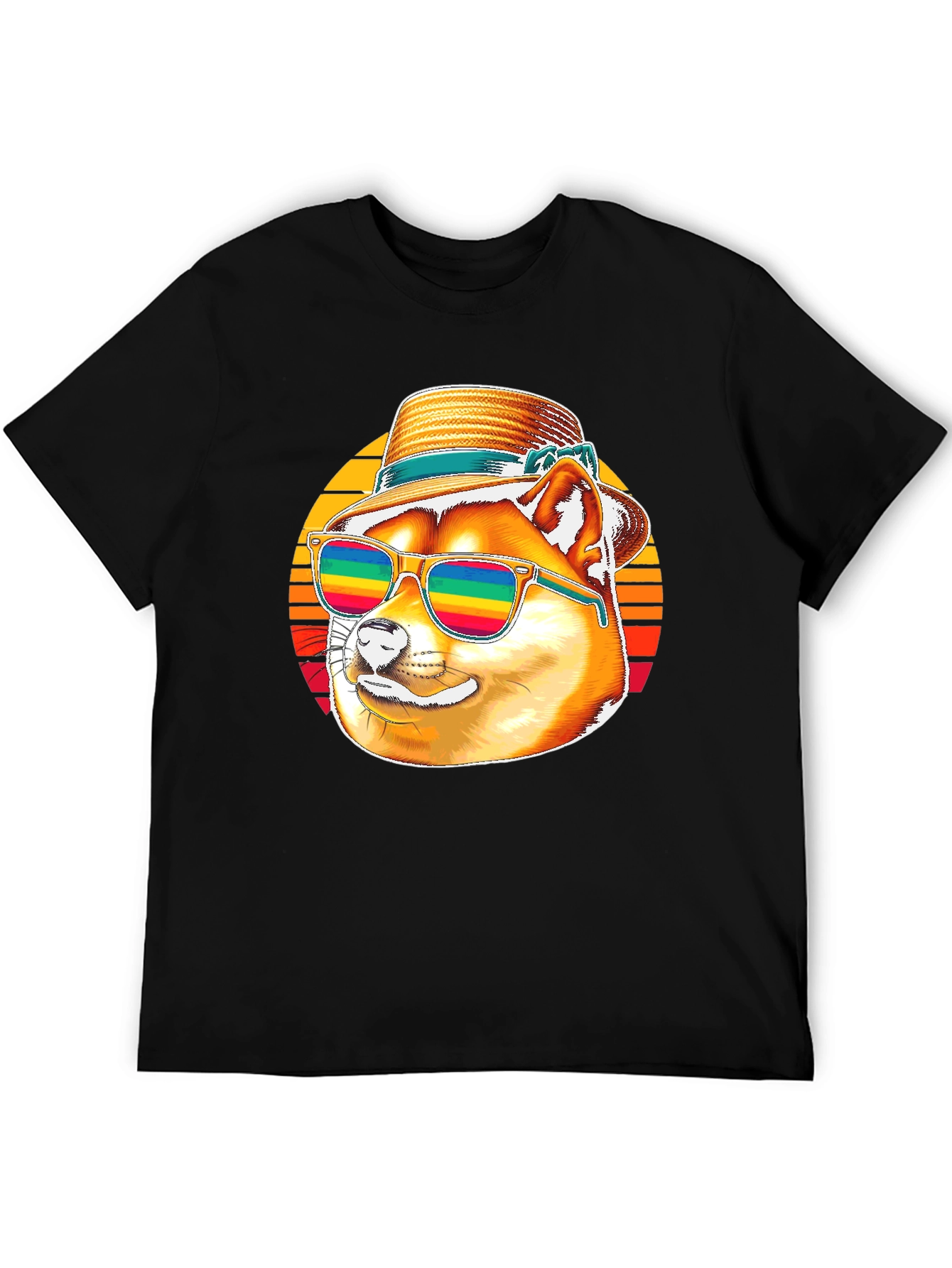 Cool Doge T-Shirt - Retro Summer Vibes!