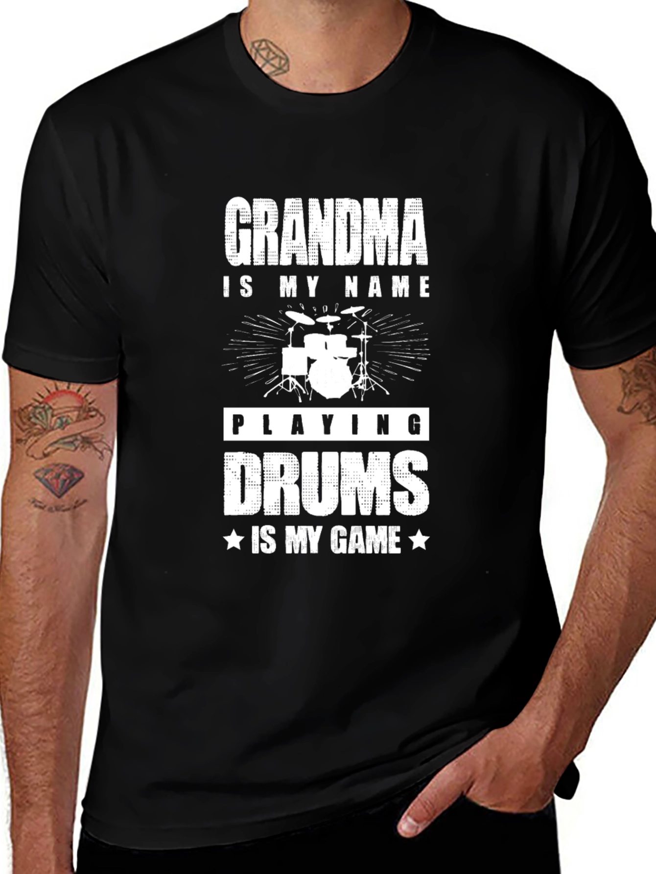 Grandma Drums T-Shirt: Play Your Game!