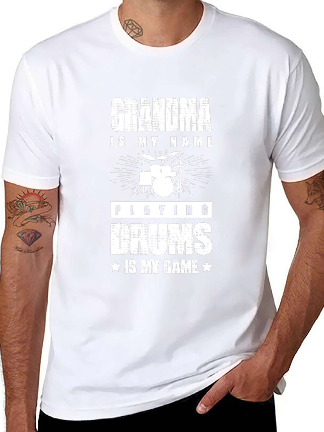 Grandma Drums T-Shirt: Play Your Game!