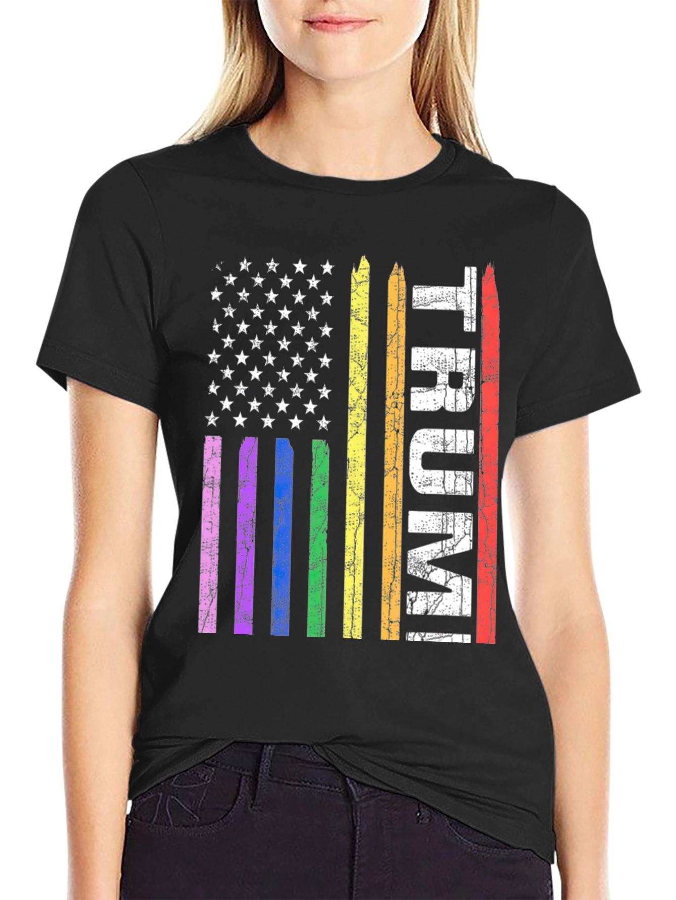 Patriotic LGBT Pride TRUMP Graphic T-Shirt
