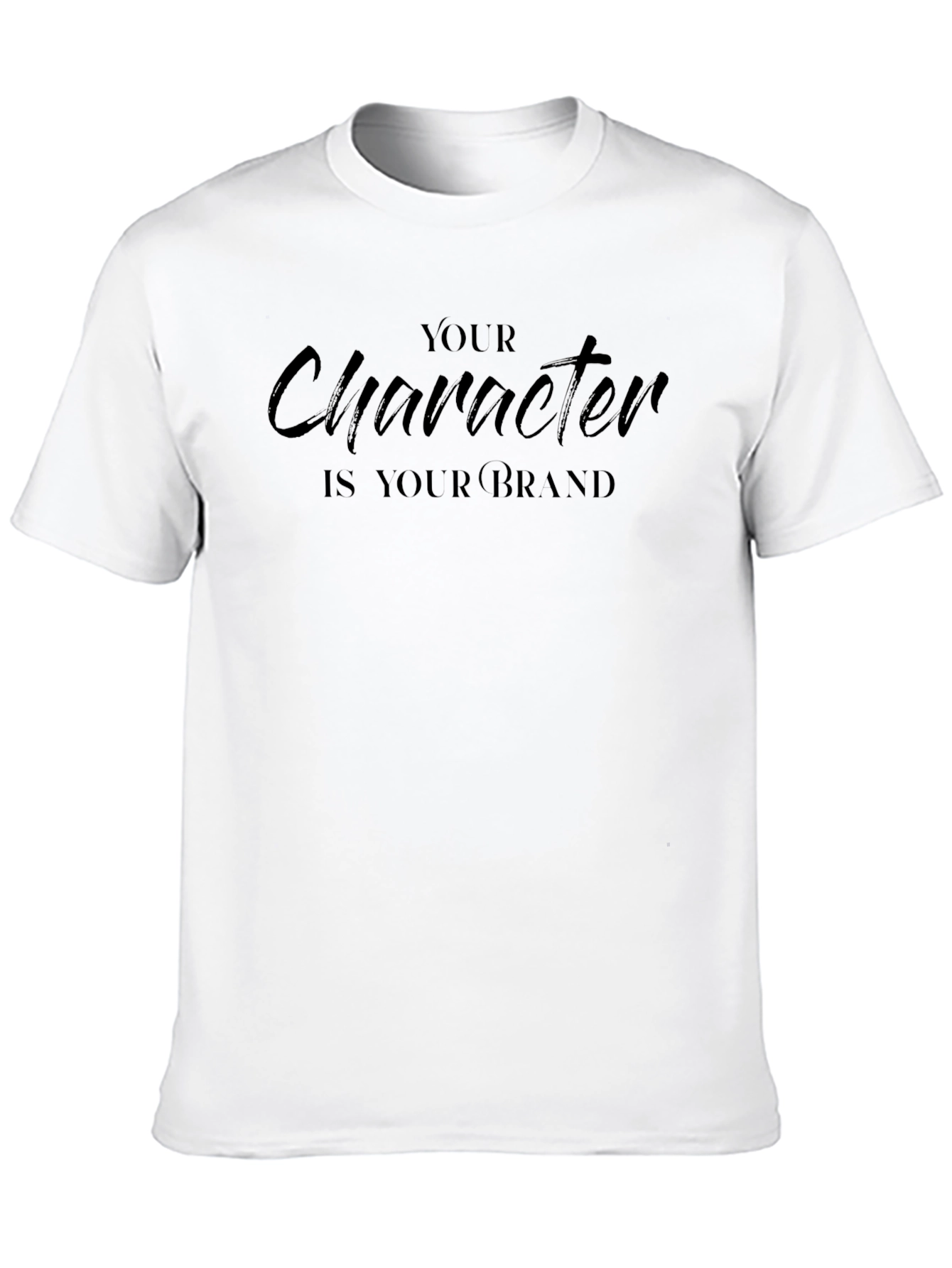 Character is Your Brand Black T-Shirt