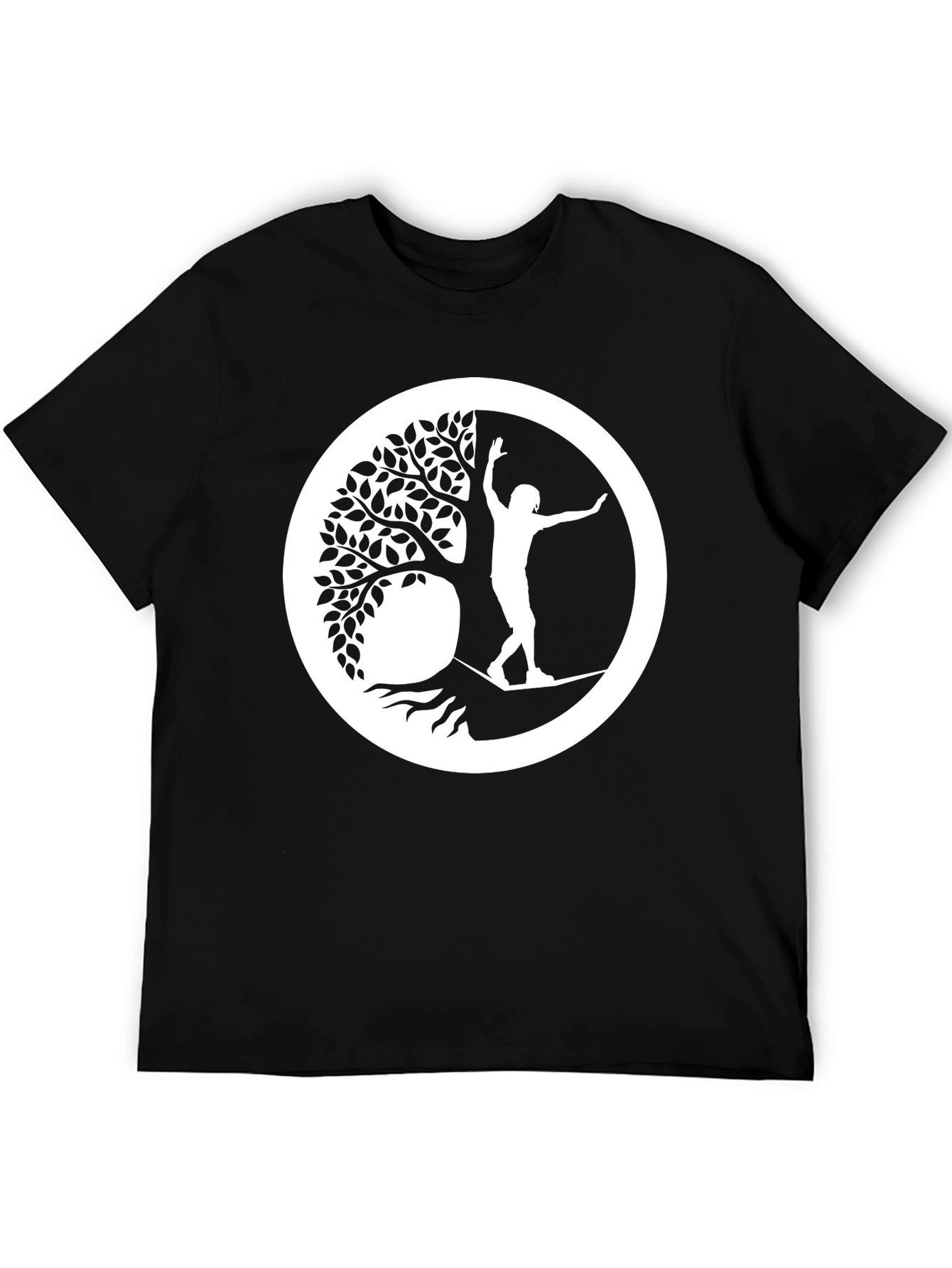 Tree of Life Slackline T-Shirt - Black