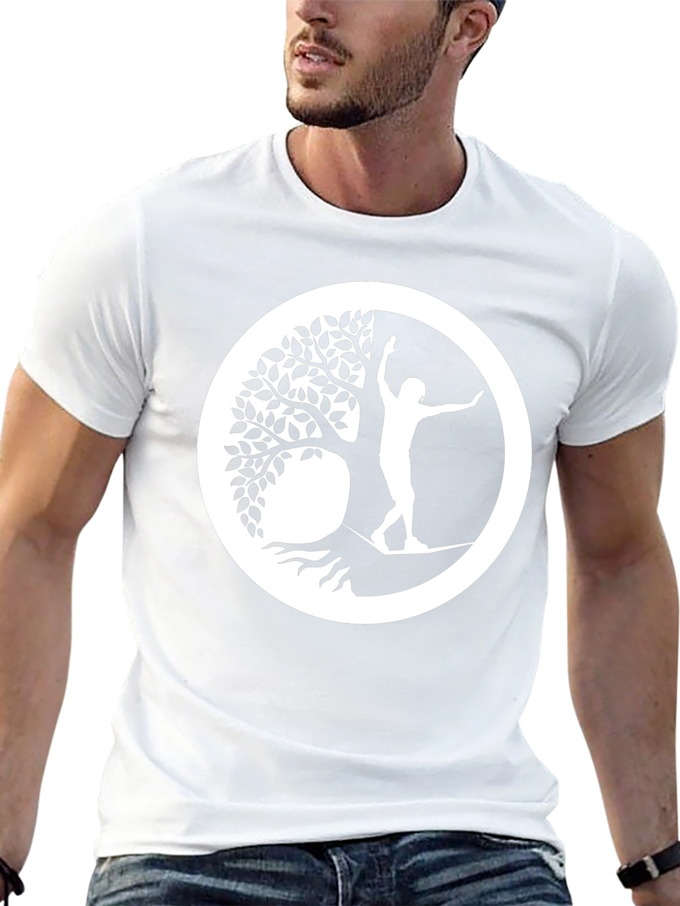 Tree of Life Slackline T-Shirt - Black