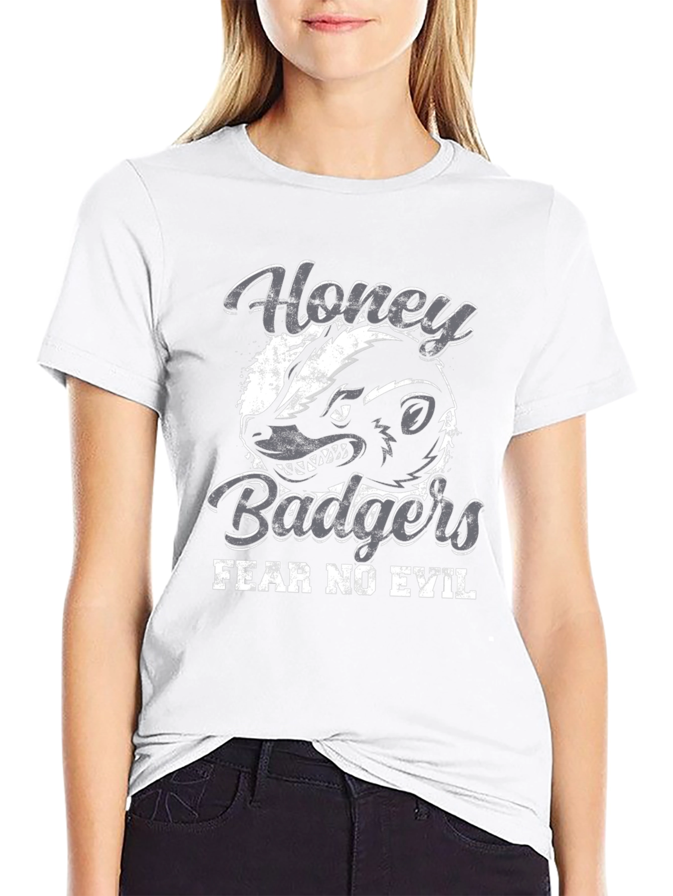 Honey Badgers Fear No Evil T-Shirt