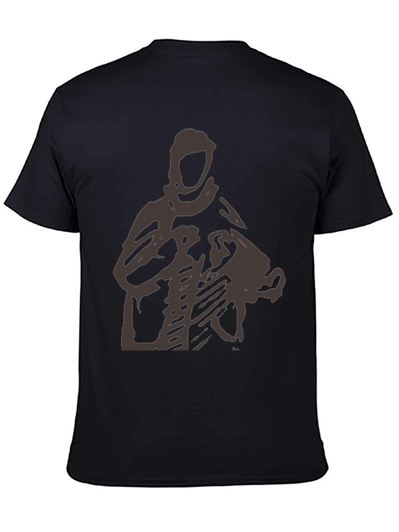 Graphic T-Shirt - Abstract Figure Print - Casual Wear
