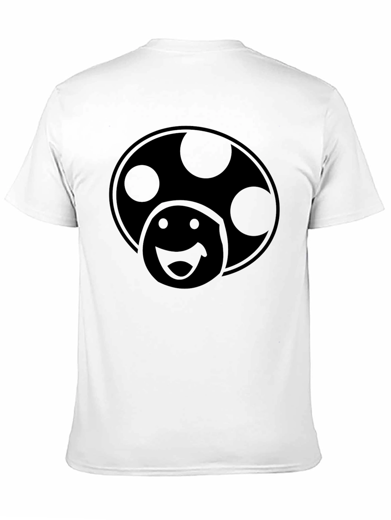 Mushroom Graphic Black T-Shirt