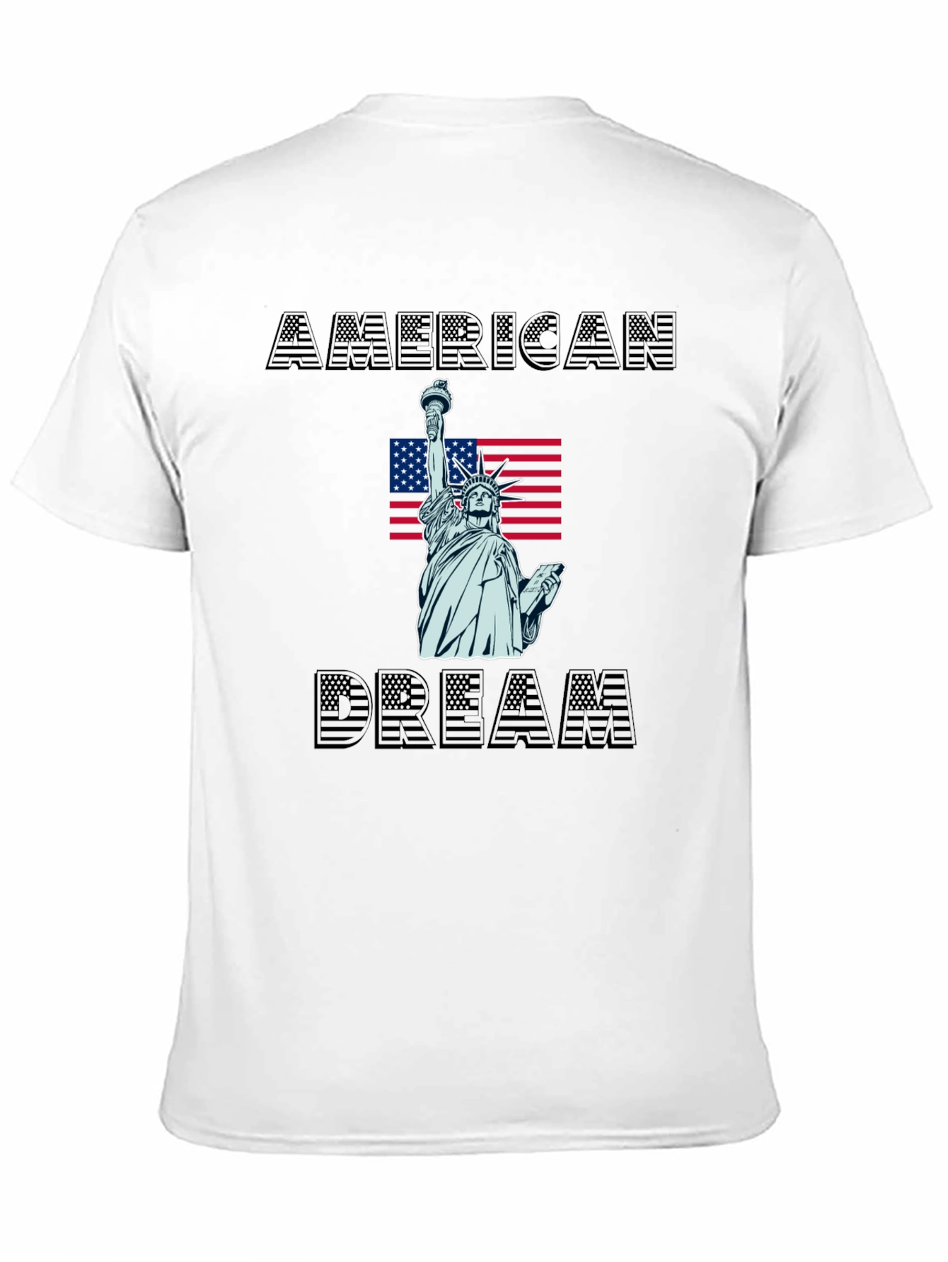 American Dream Graphic Tee - Statue of Liberty T-Shirt