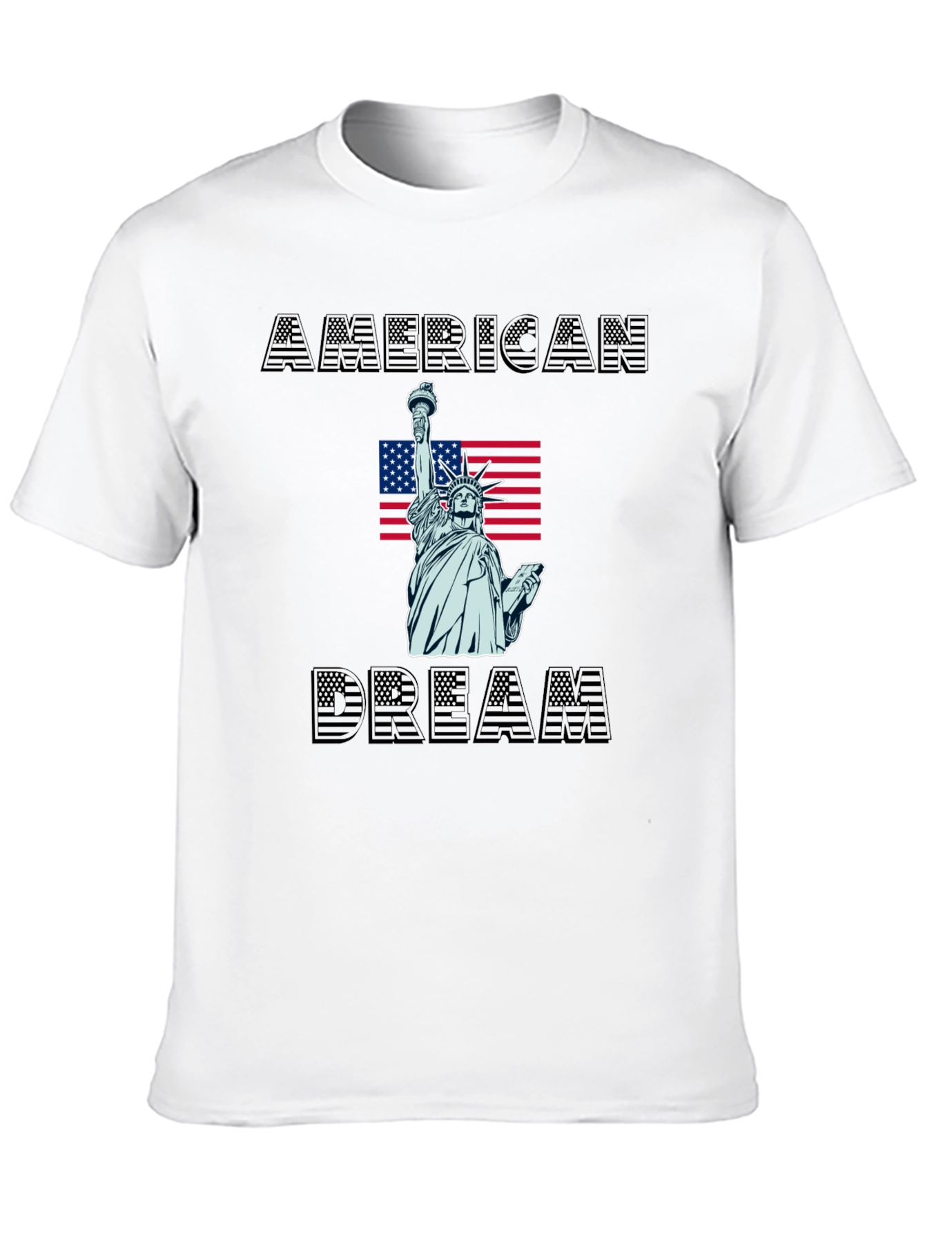 American Dream Graphic Tee - Statue of Liberty T-Shirt