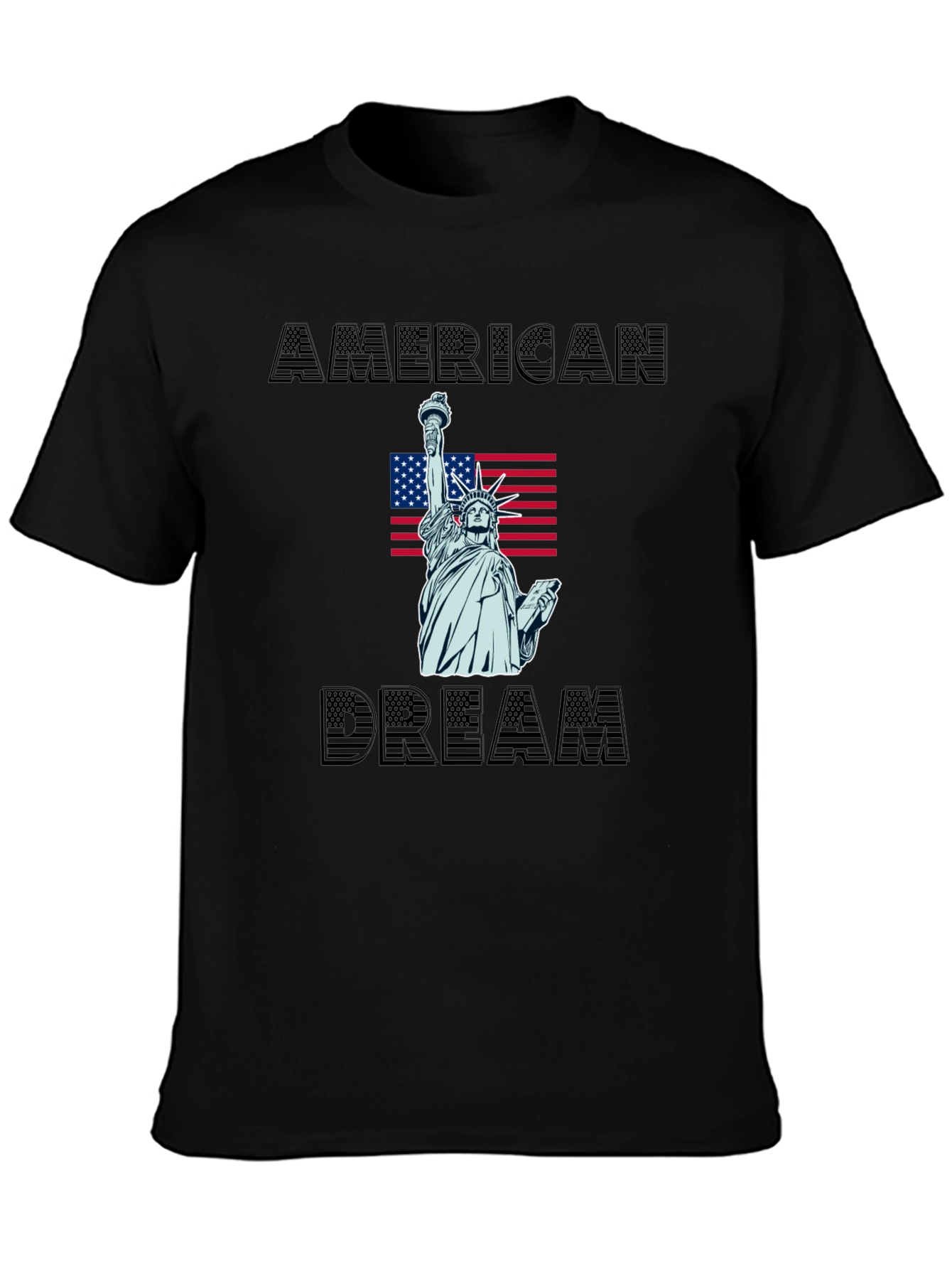 American Dream Graphic Tee - Statue of Liberty T-Shirt