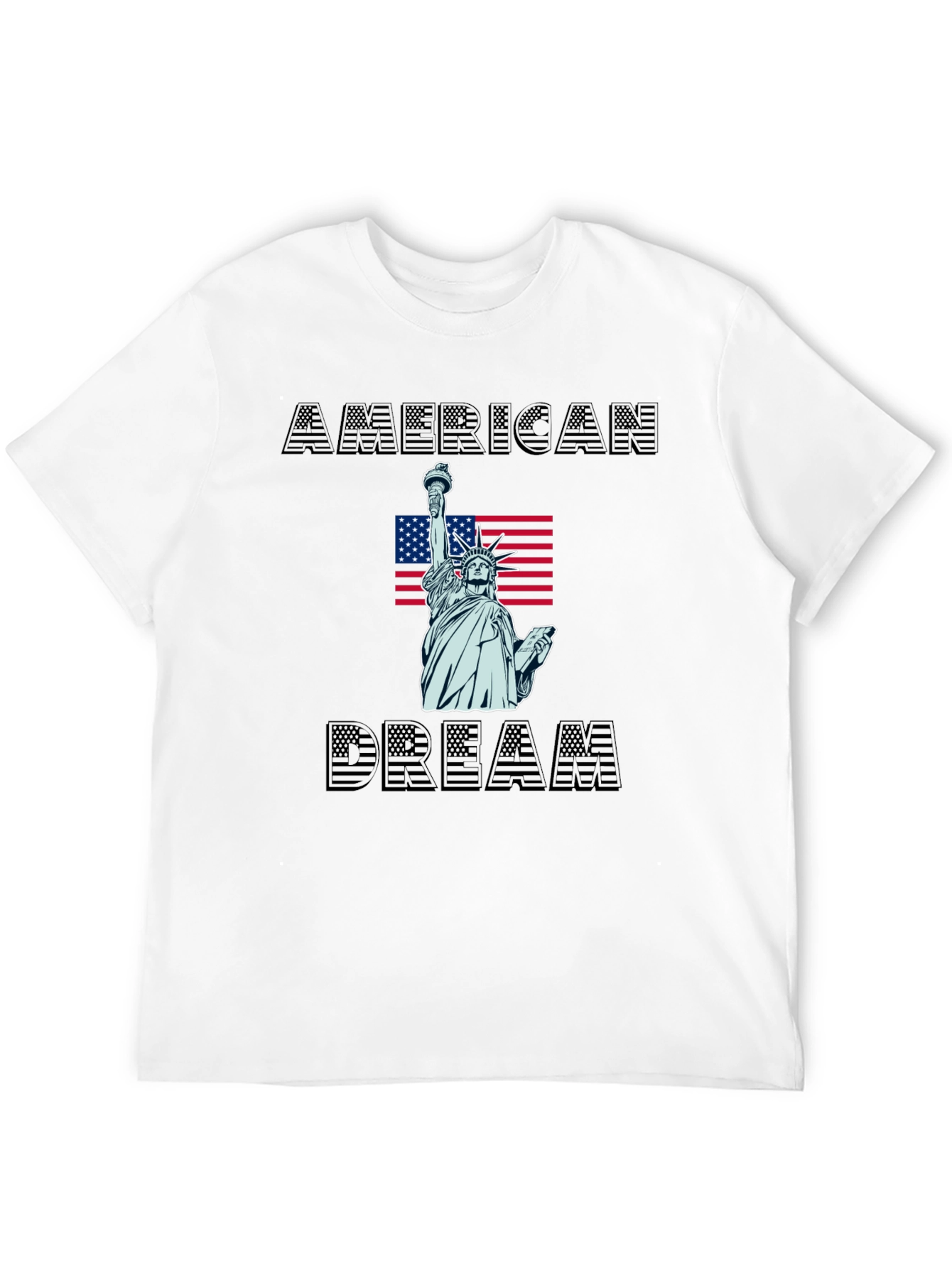 American Dream Graphic Tee - Statue of Liberty T-Shirt