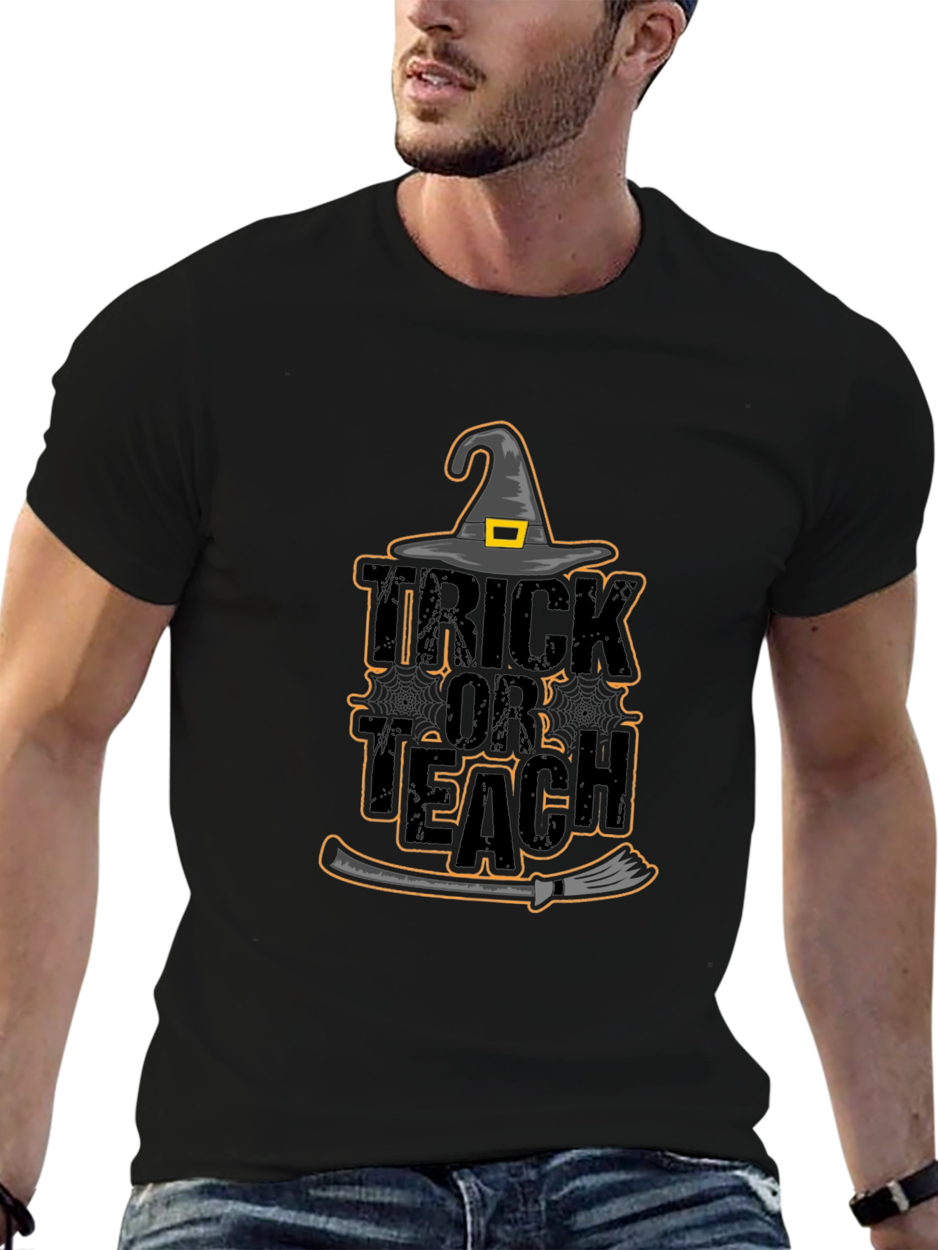 Trick or Teach Halloween T-Shirt for Teachers