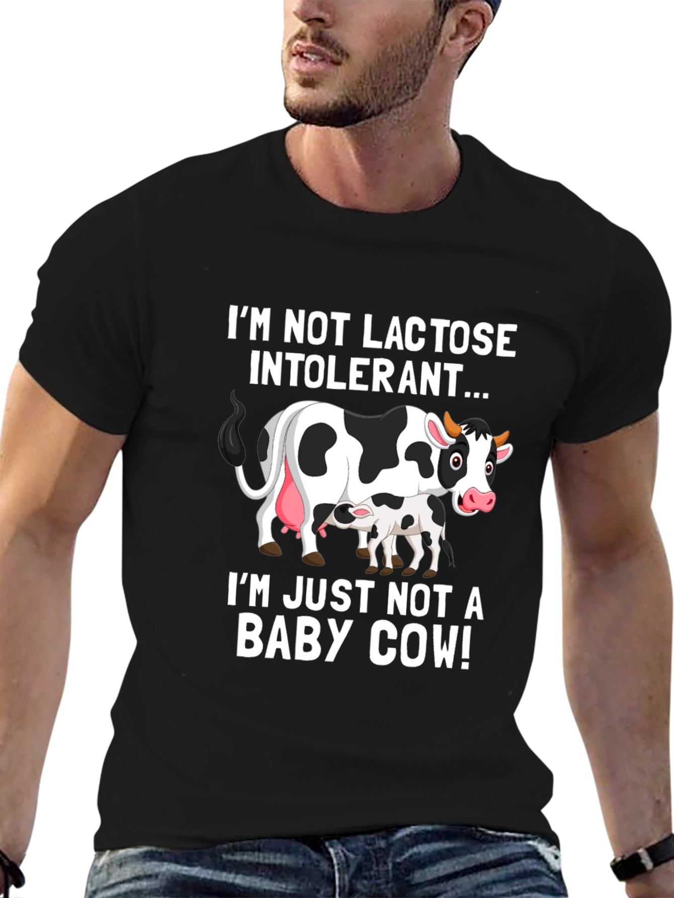 Funny Cow T-Shirt - Not Lactose Intolerant