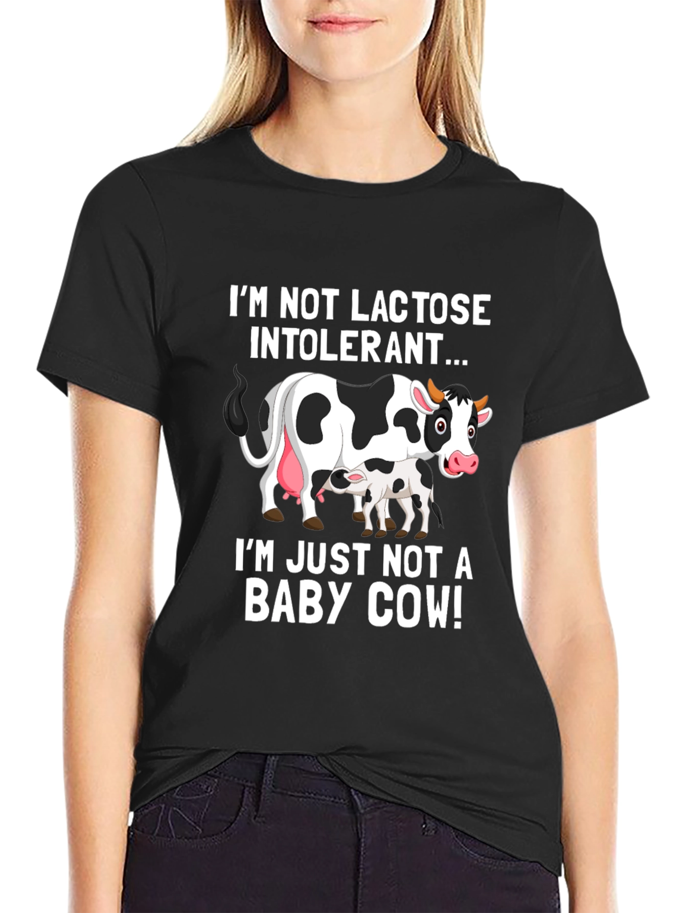 Funny Cow T-Shirt - Not Lactose Intolerant