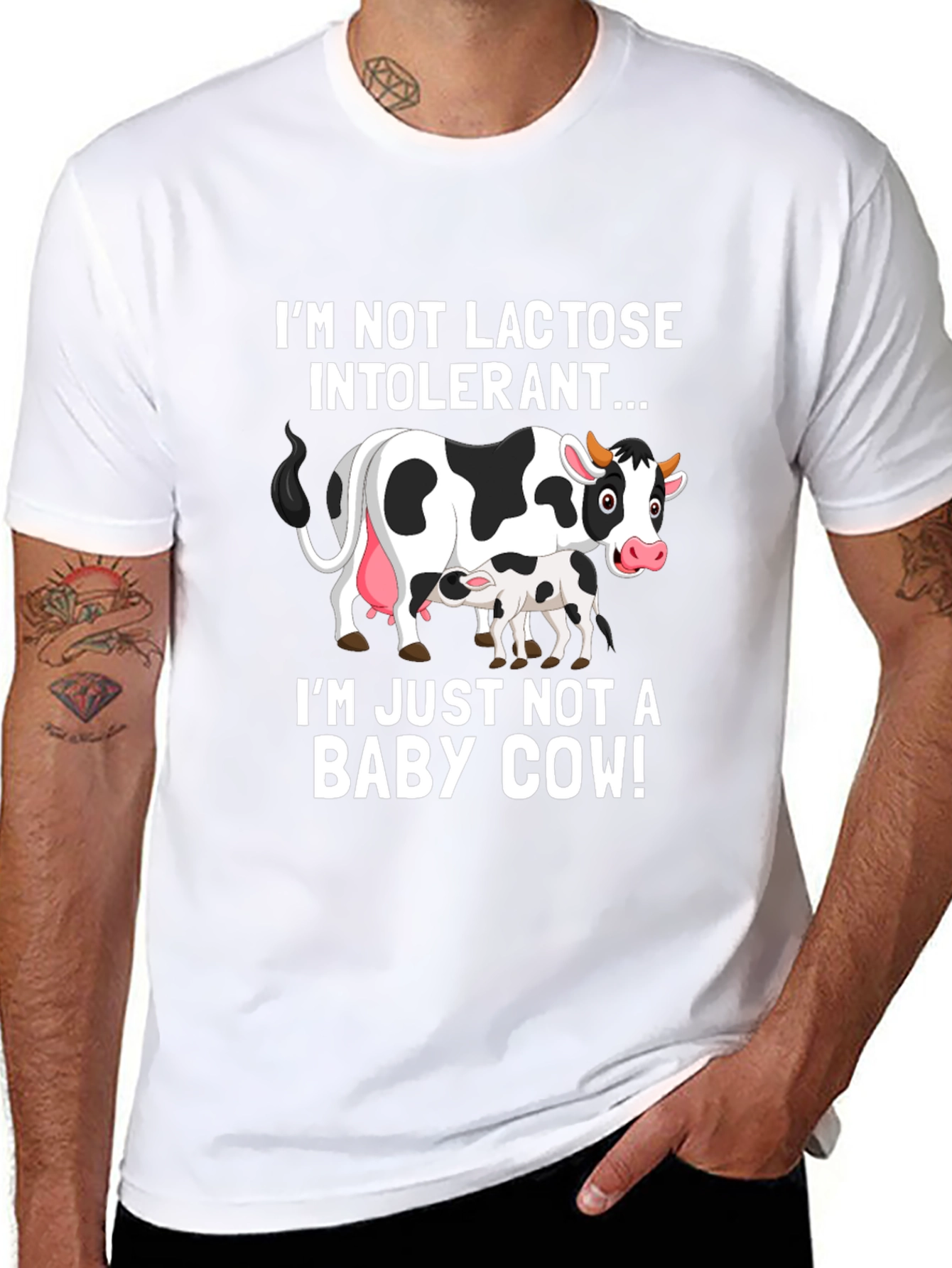Funny Cow T-Shirt - Not Lactose Intolerant