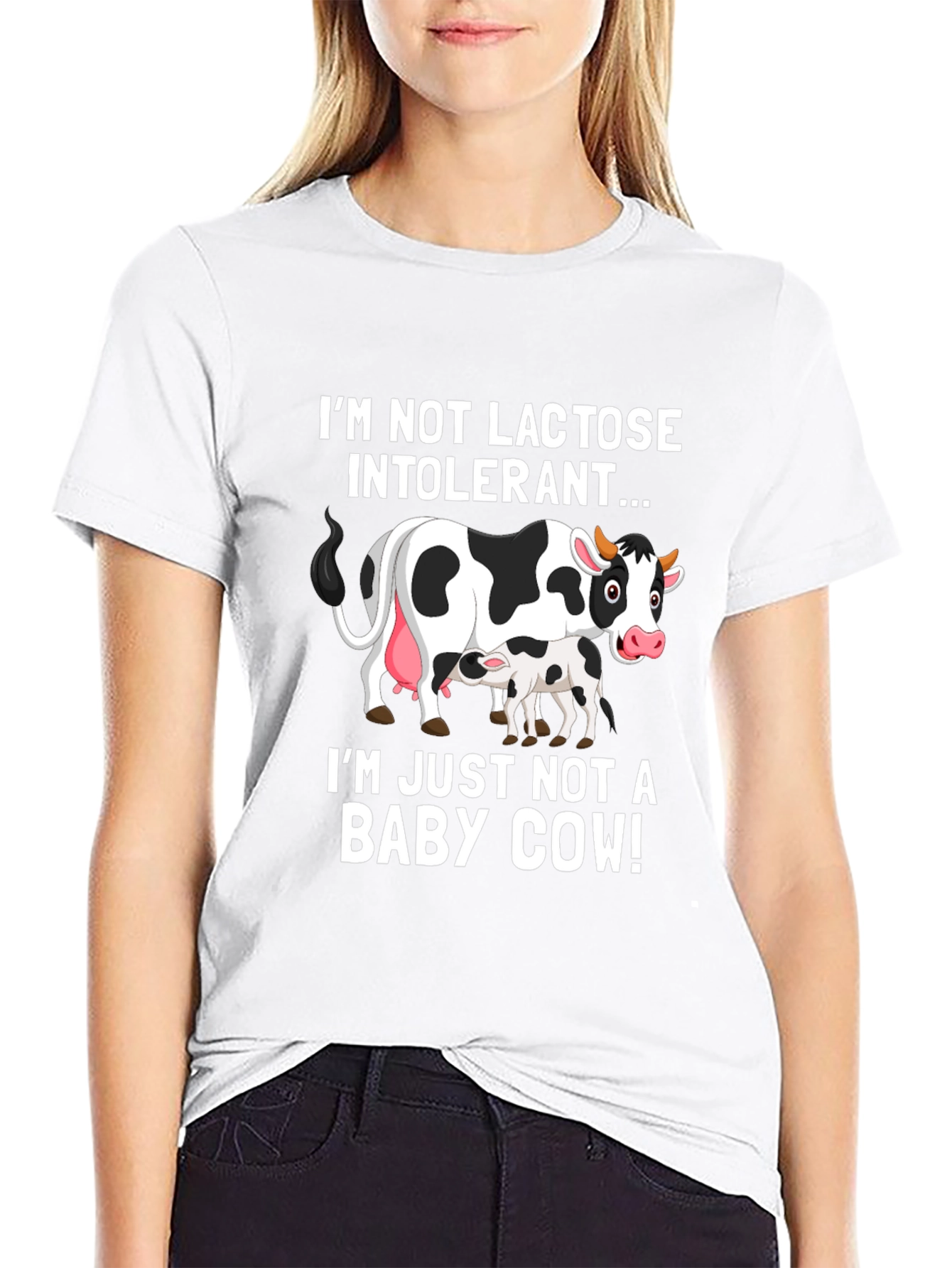 Funny Cow T-Shirt - Not Lactose Intolerant