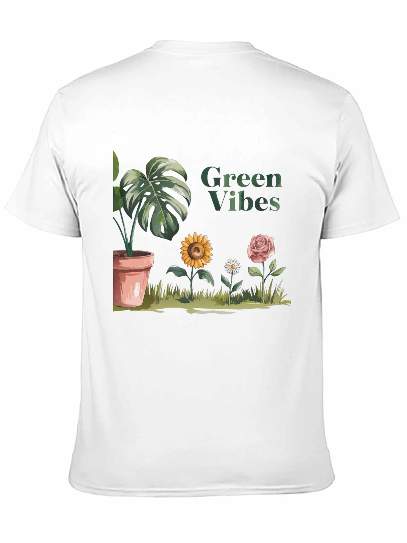 Green Vibes Graphic Tee - Stylish and Comfy
