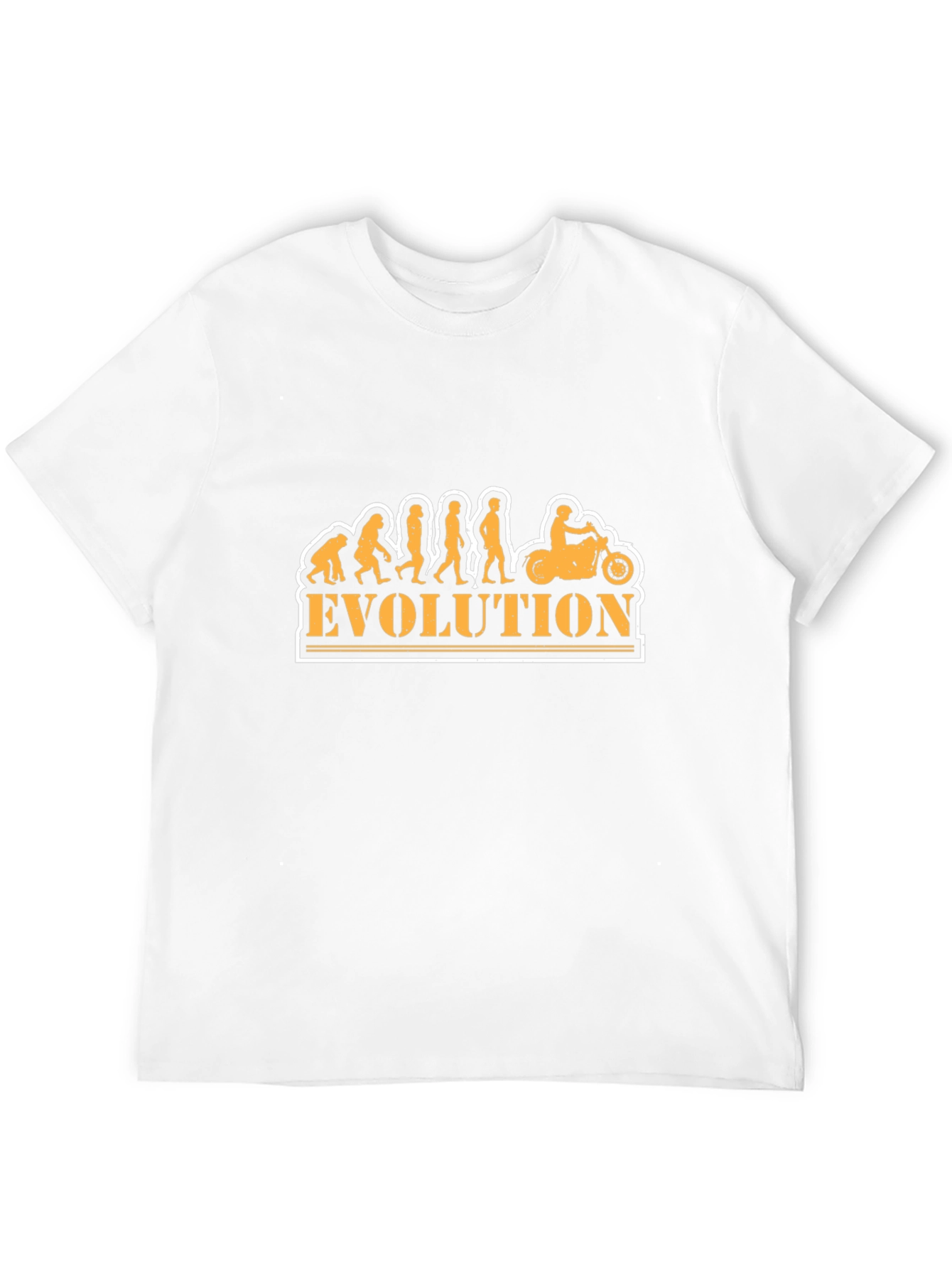 Evolution Motorcycle T-Shirt - Black Graphic Tee