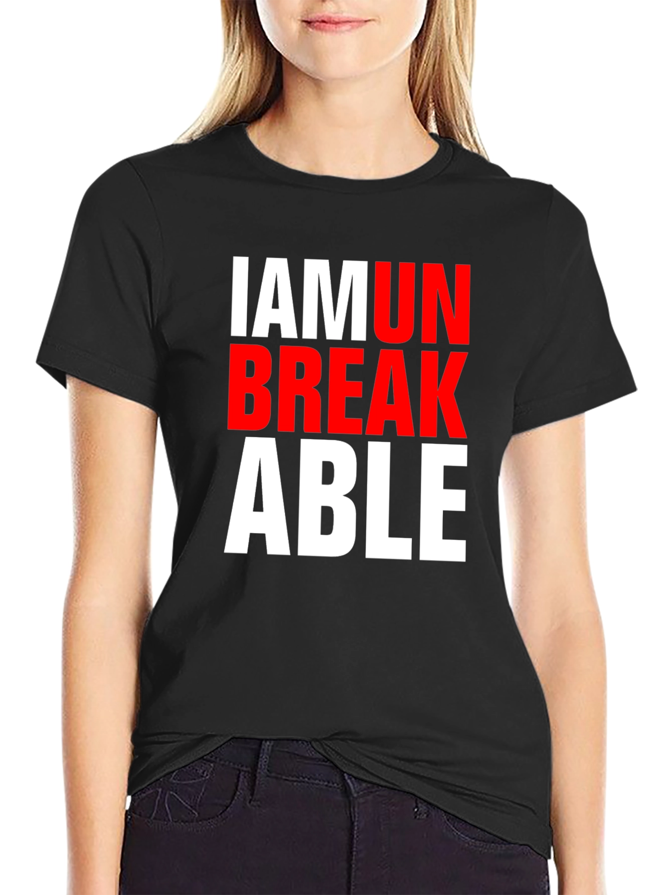 Unbreakable Graphic Tee - Black T-Shirt