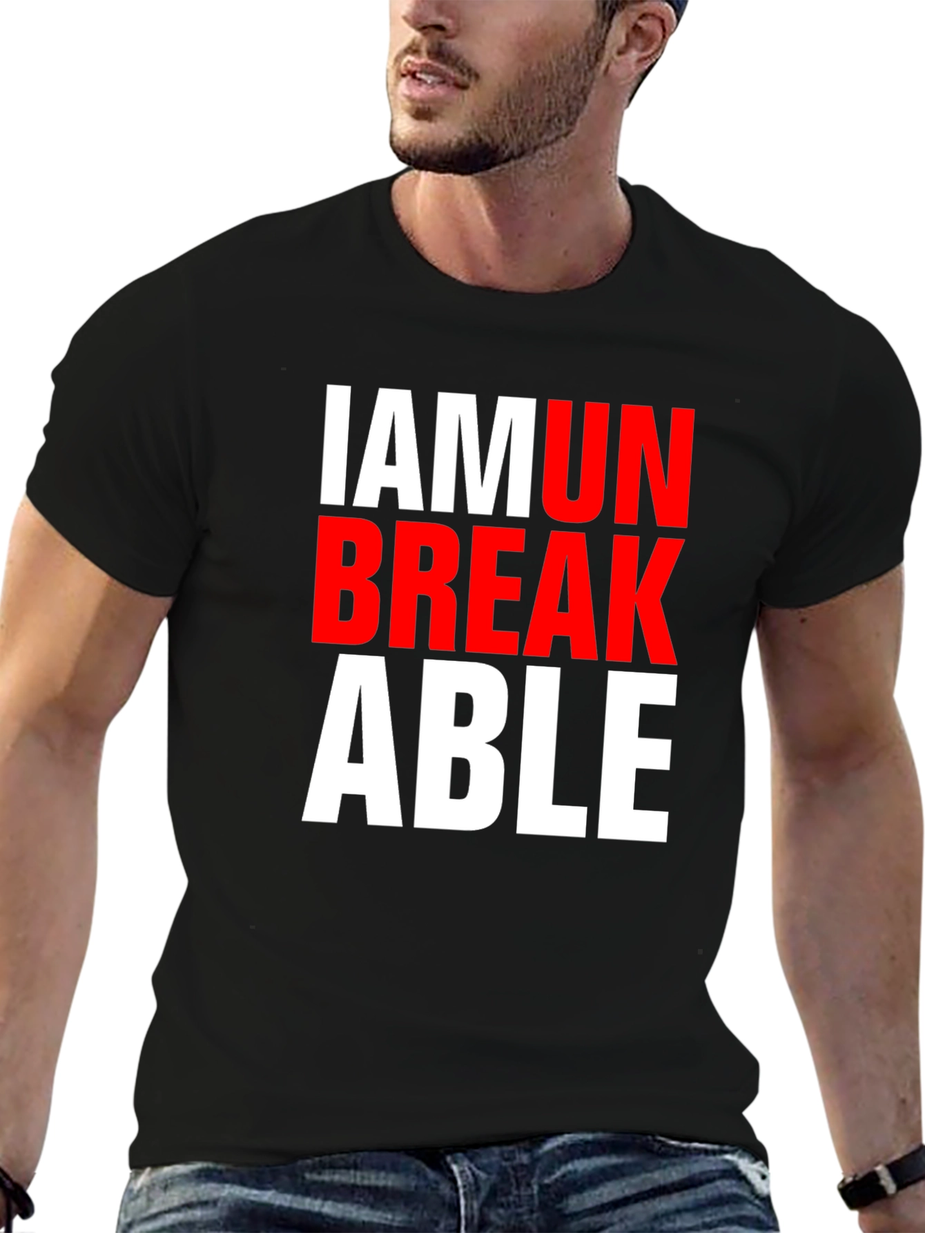 Unbreakable Graphic Tee - Black T-Shirt