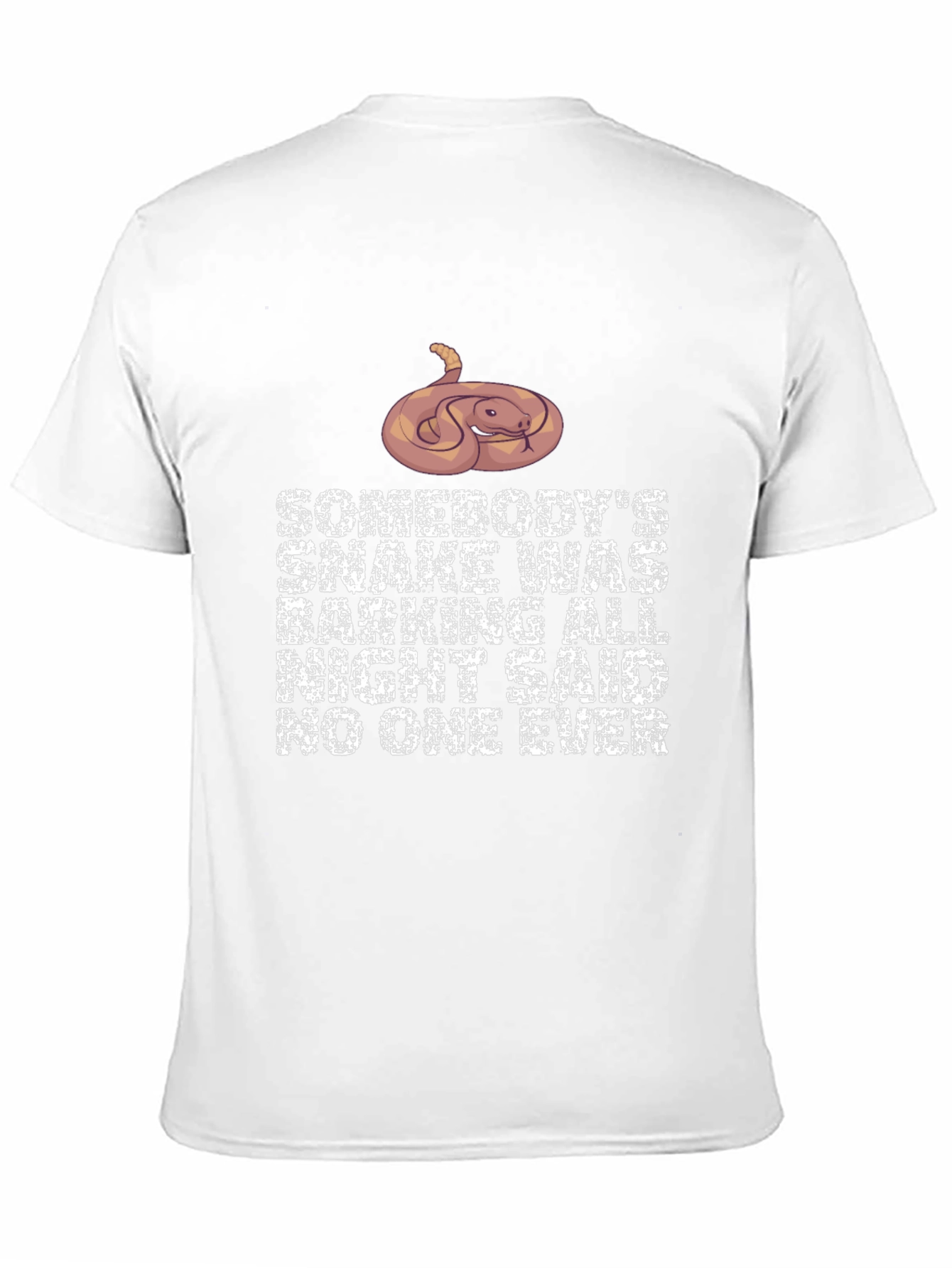 Funny Snake Barking T-Shirt Novelty Reptile Tee