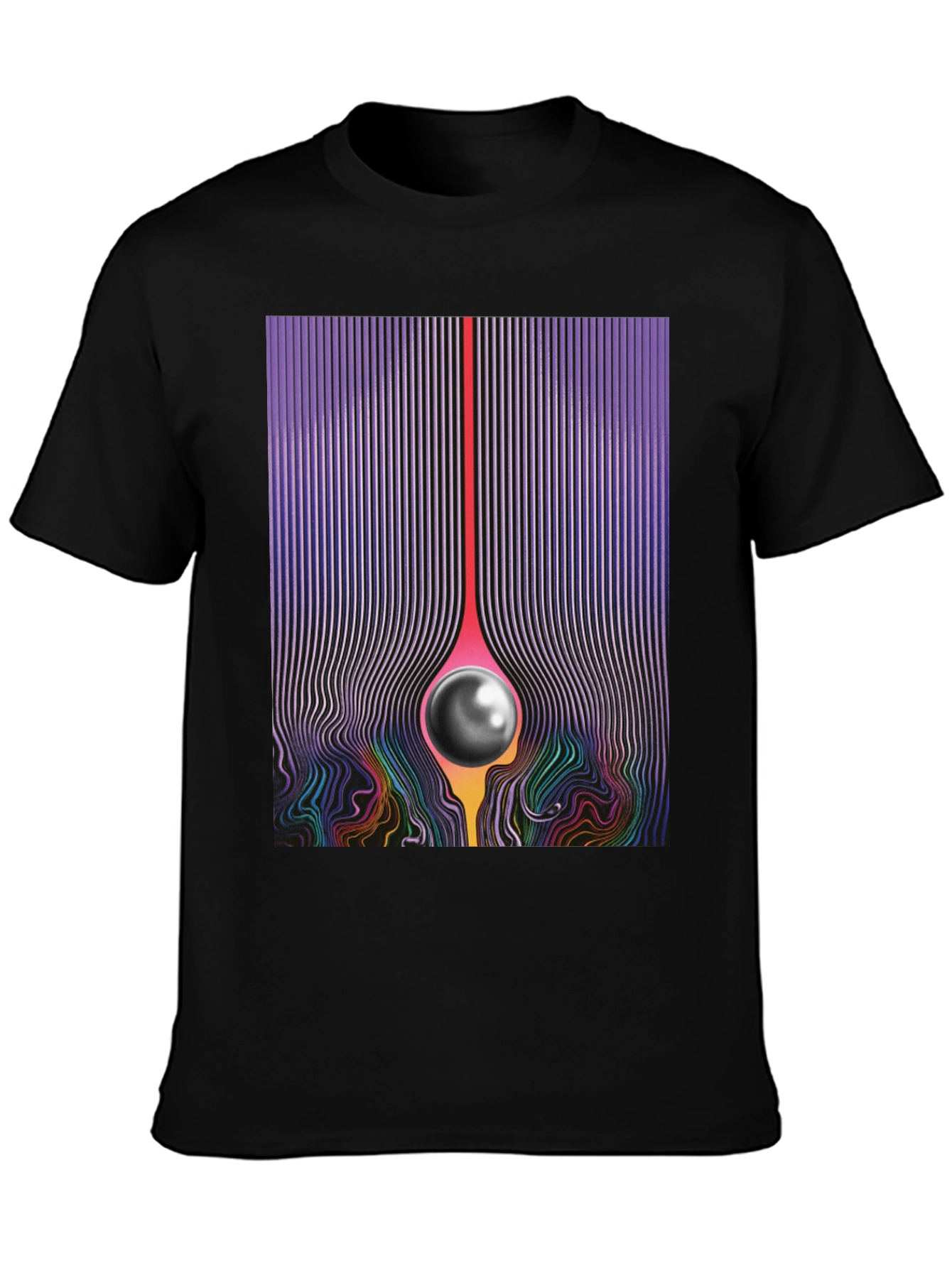 Tame Impala Currents Album Cover Black T-Shirt
