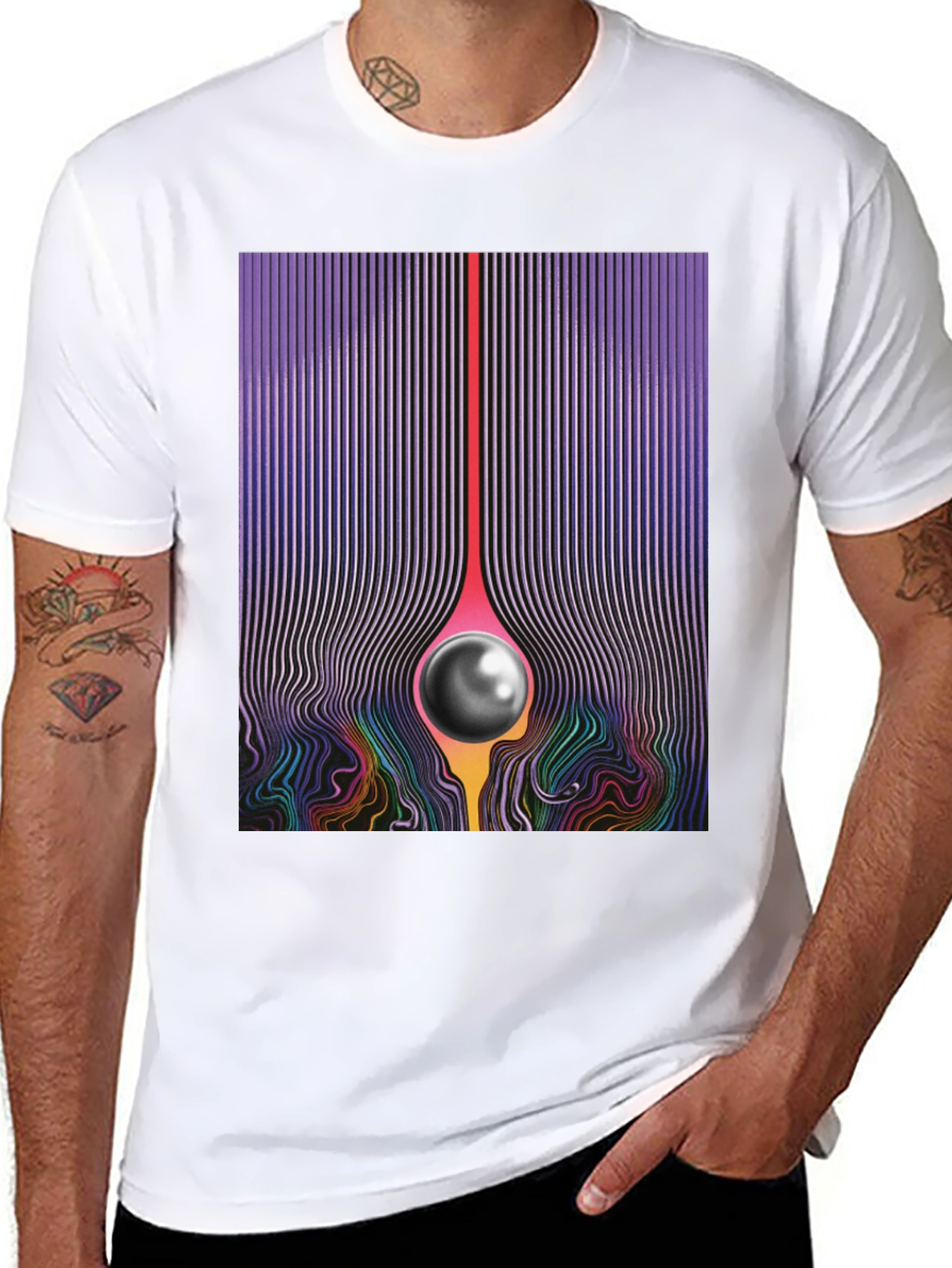 Tame Impala Currents Album Cover Black T-Shirt
