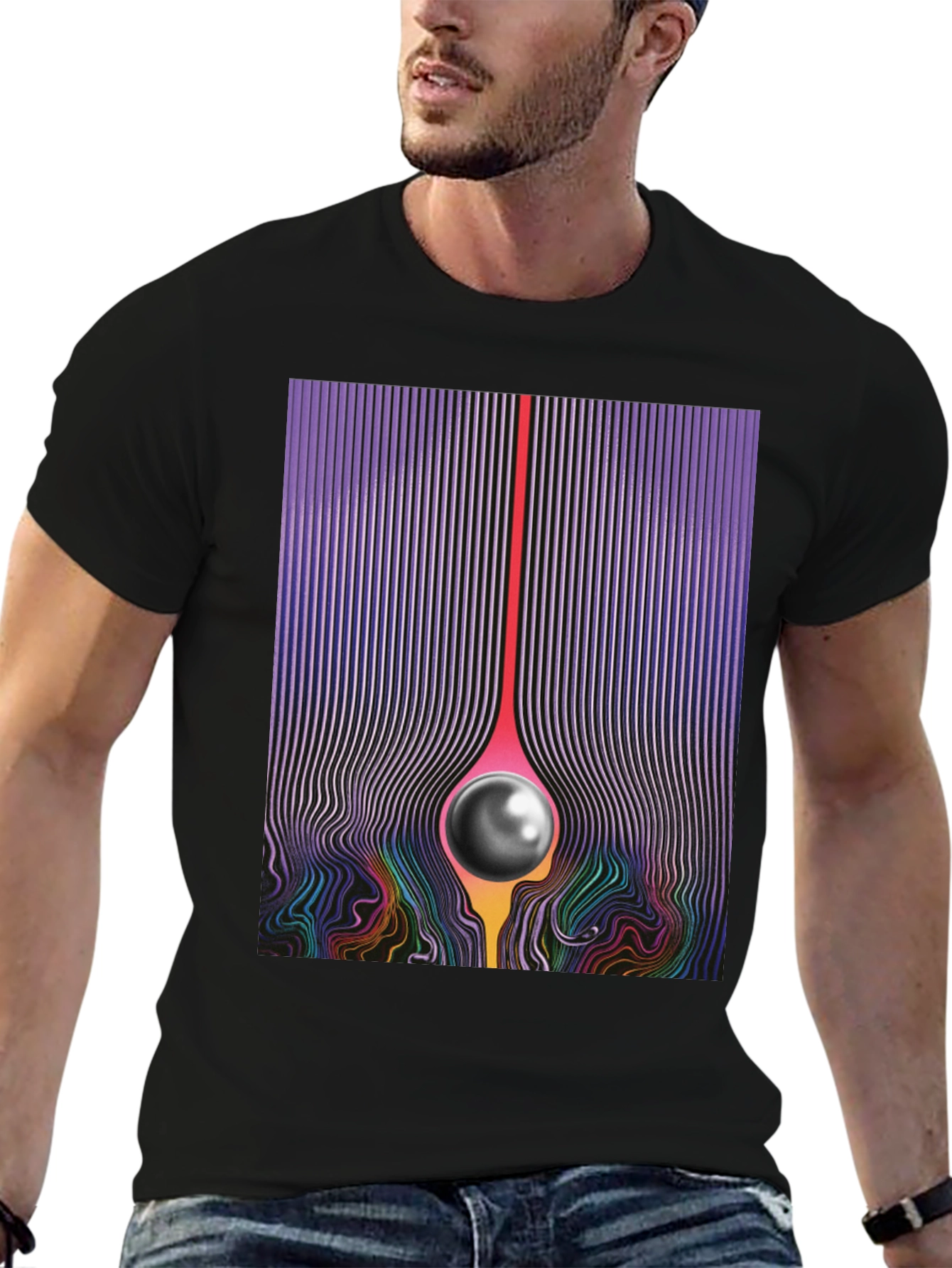 Tame Impala Currents Album Cover Black T-Shirt