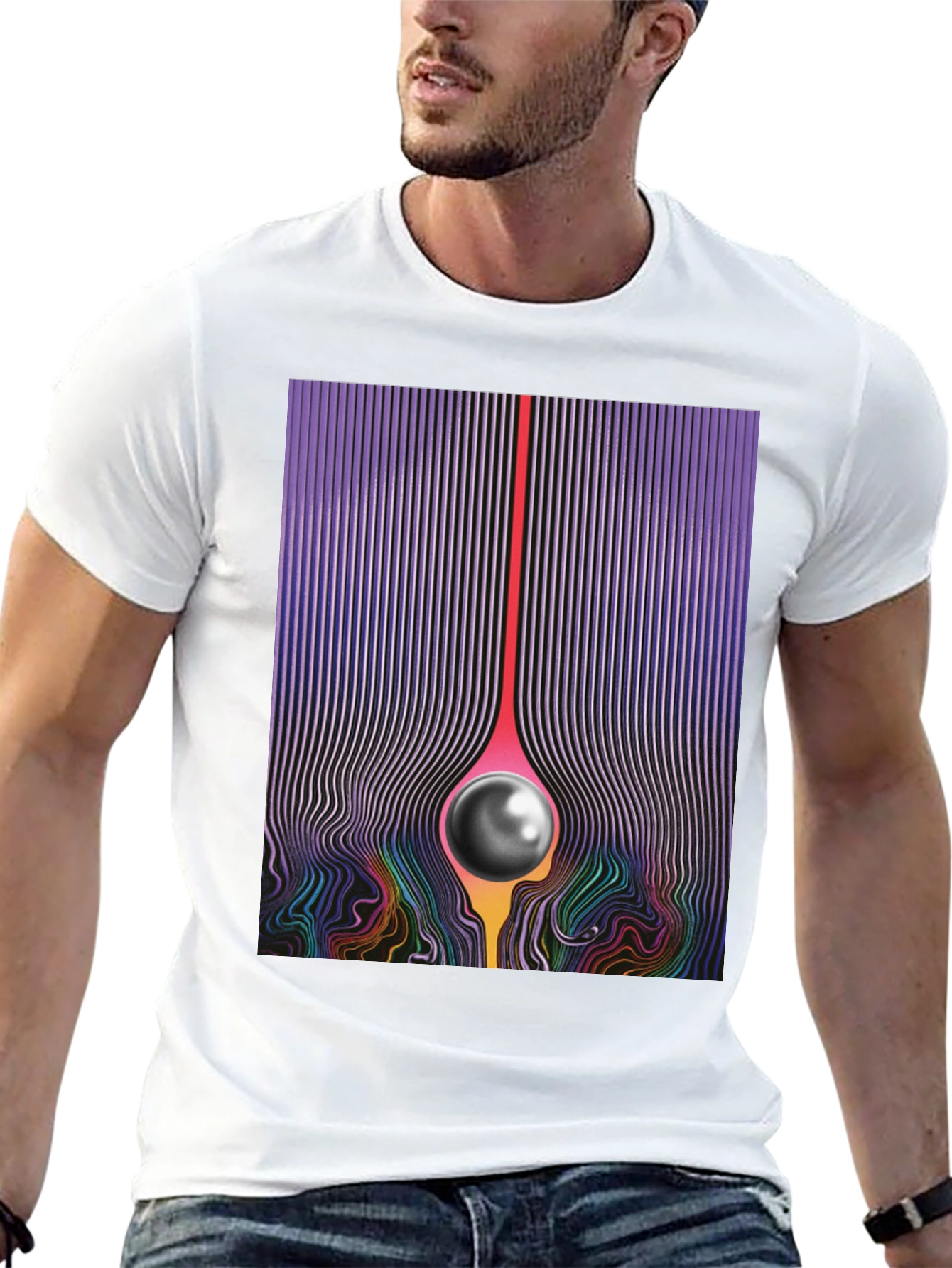 Tame Impala Currents Album Cover Black T-Shirt