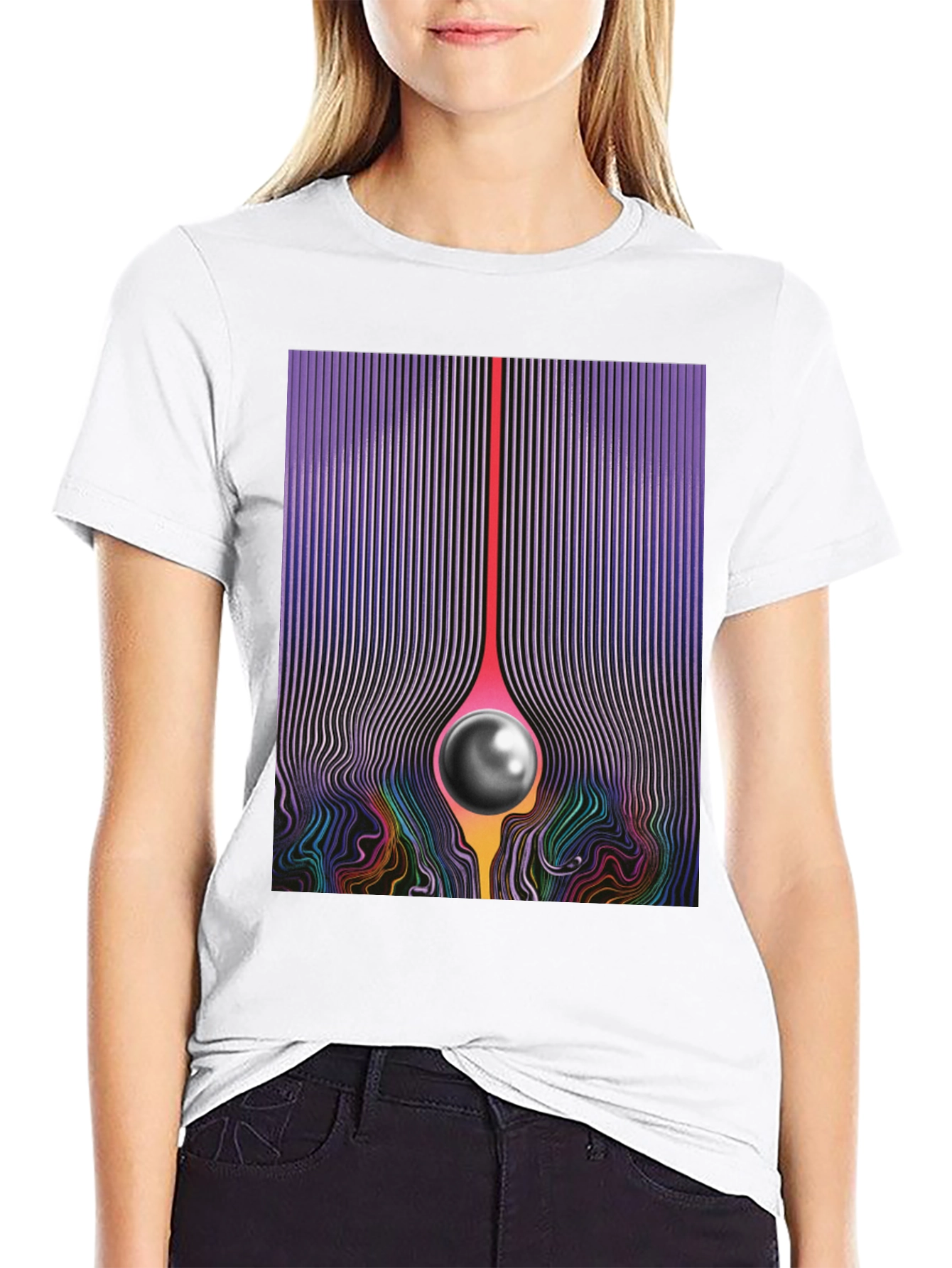 Tame Impala Currents Album Cover Black T-Shirt
