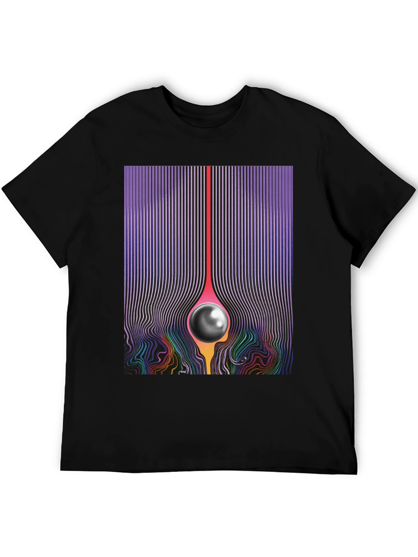 Tame Impala Currents Album Cover Black T-Shirt
