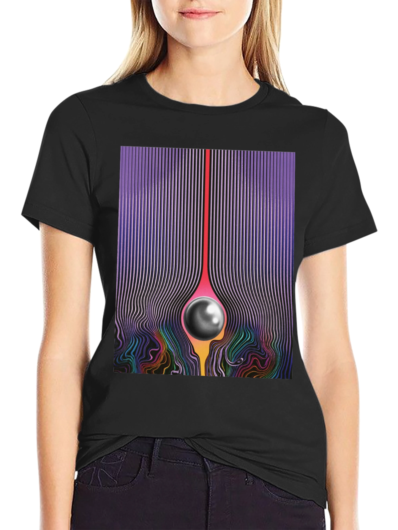 Tame Impala Currents Album Cover Black T-Shirt