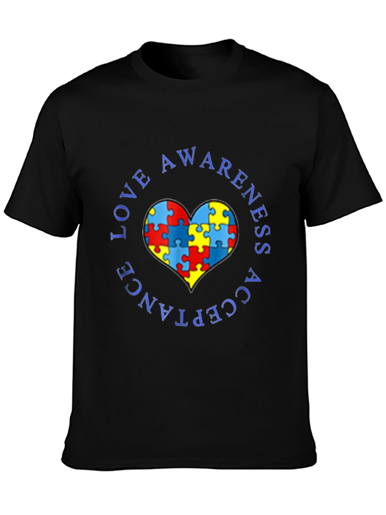 Autism Awareness Love Acceptance T-Shirt
