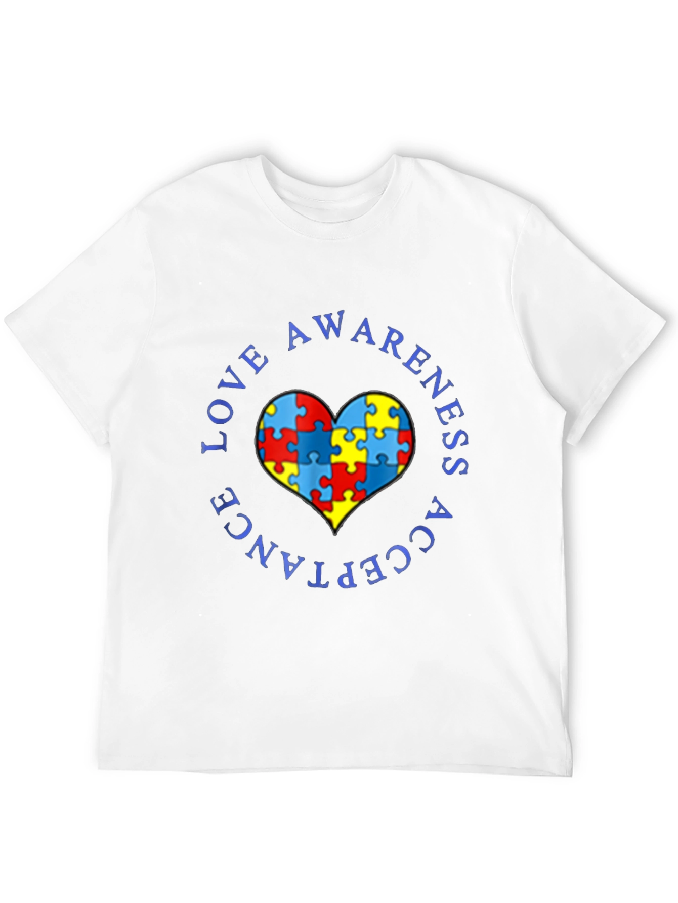 Autism Awareness Love Acceptance T-Shirt