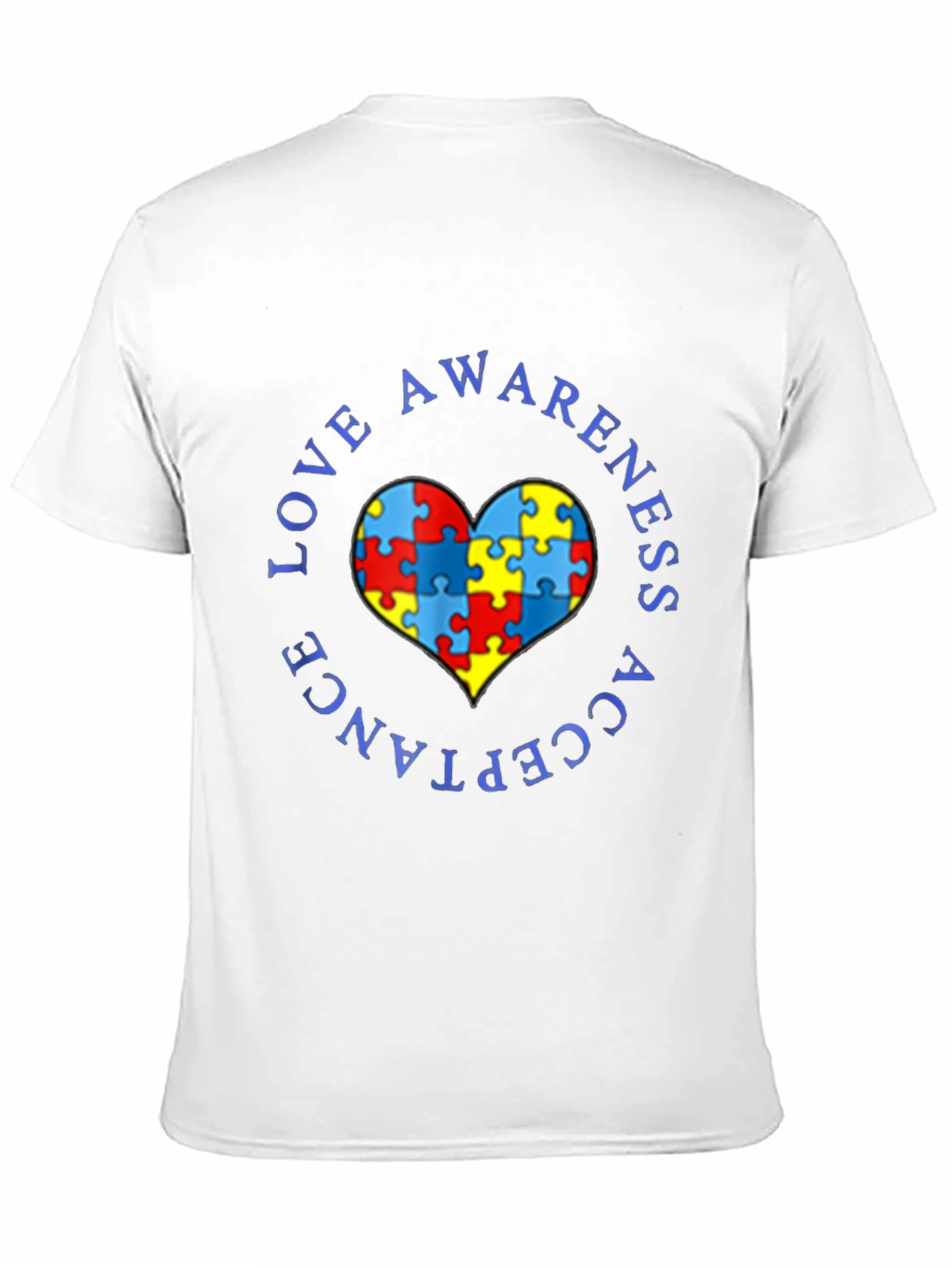 Autism Awareness Love Acceptance T-Shirt