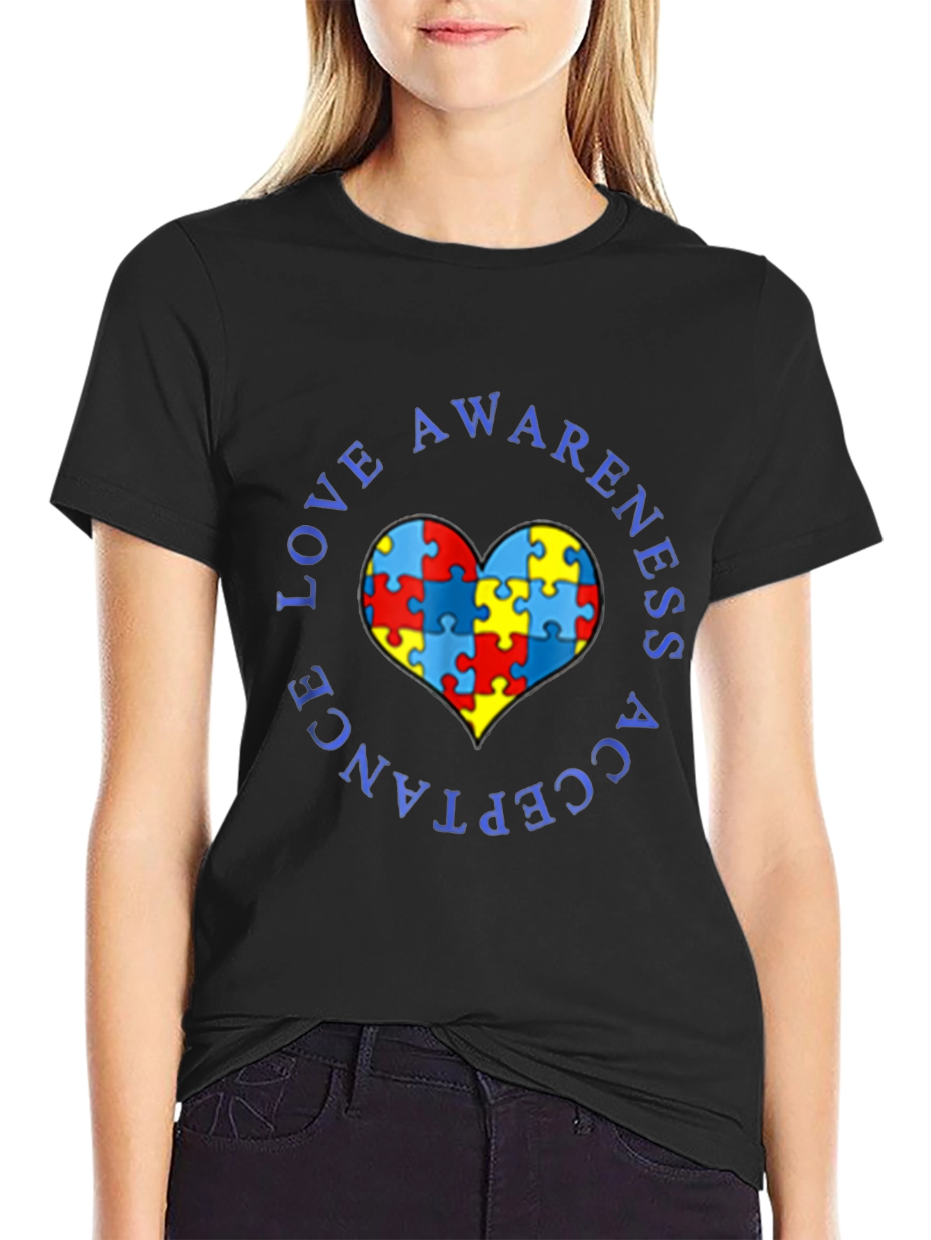 Autism Awareness Love Acceptance T-Shirt