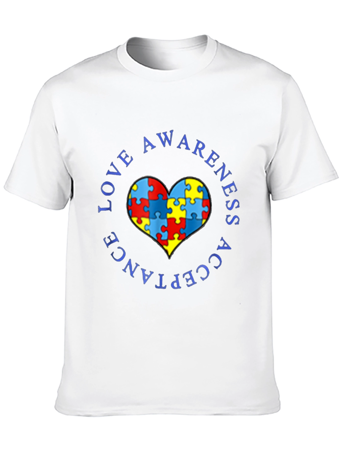 Autism Awareness Love Acceptance T-Shirt