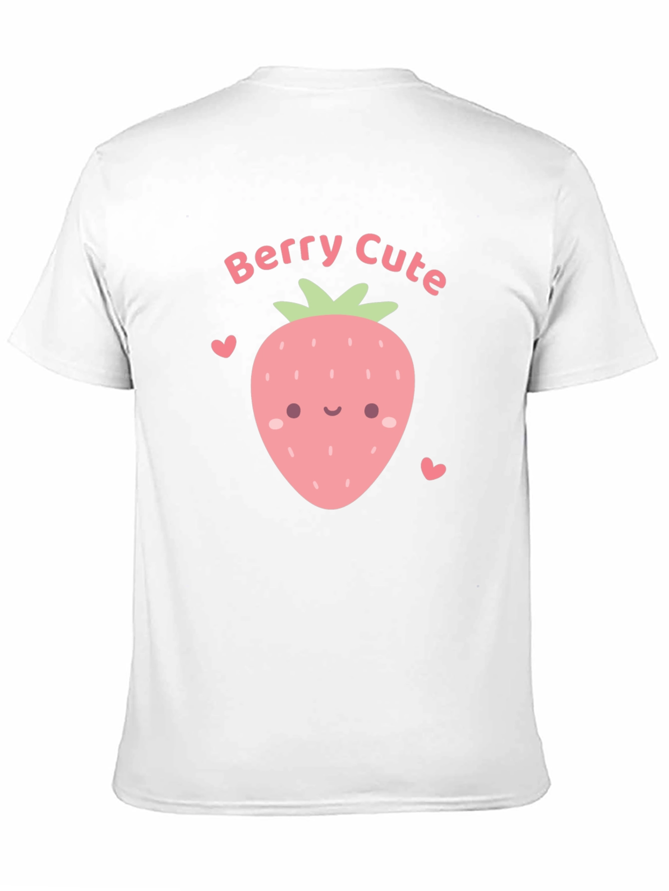 Berry Cute Graphic Tee - Black Cotton T-Shirt