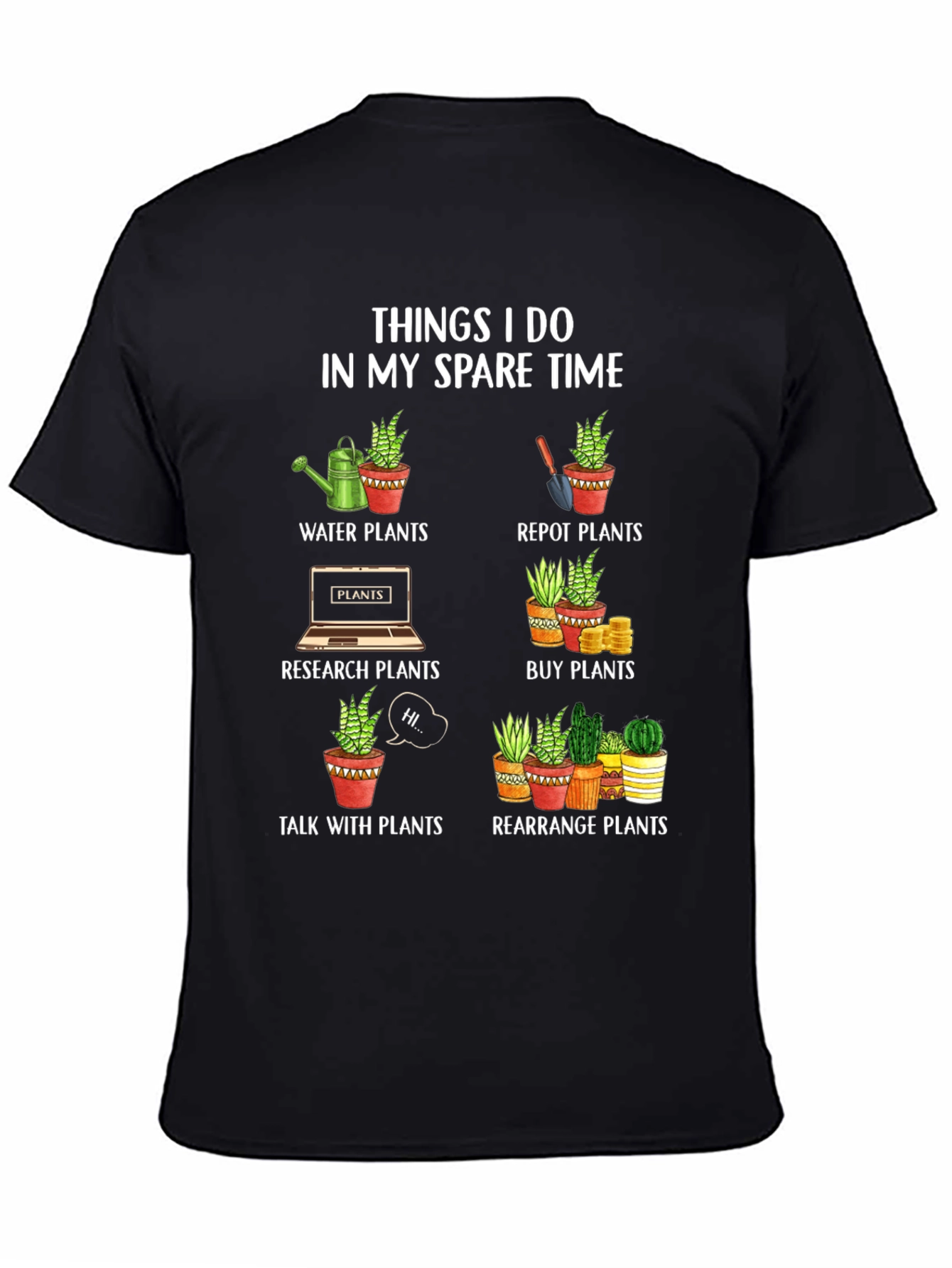 Plant Lovers Spare Time T-Shirt