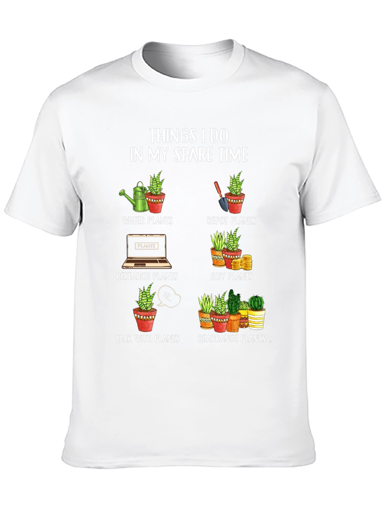 Plant Lovers Spare Time T-Shirt