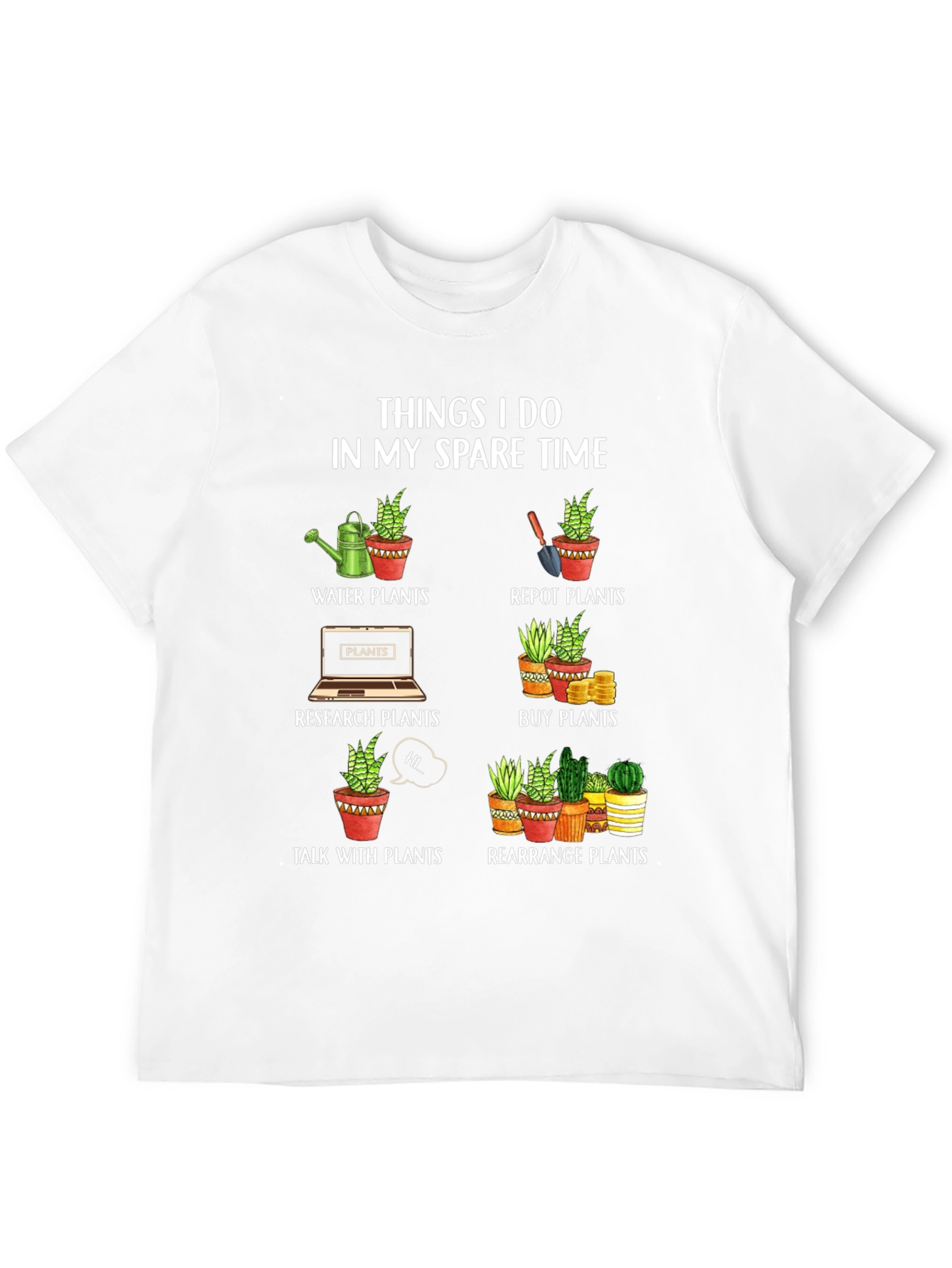 Plant Lovers Spare Time T-Shirt