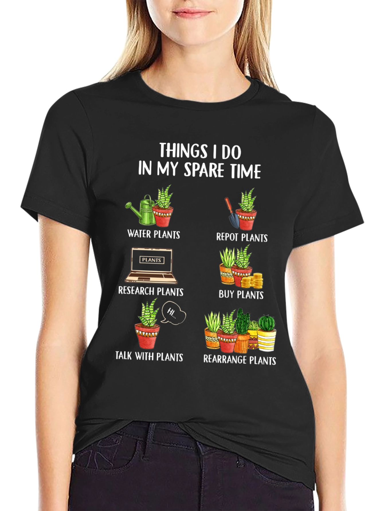 Plant Lovers Spare Time T-Shirt