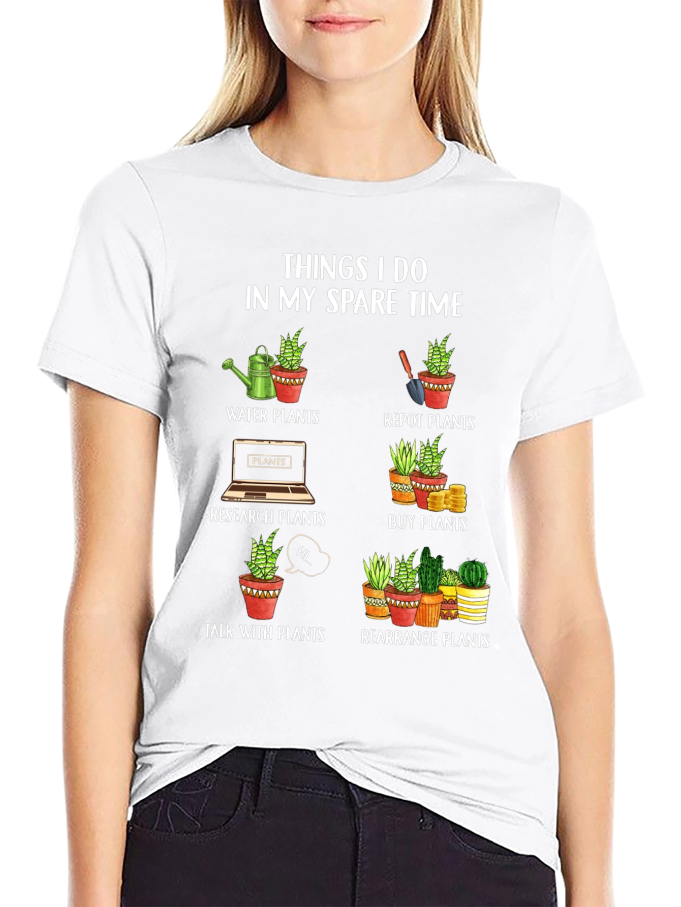 Plant Lovers Spare Time T-Shirt