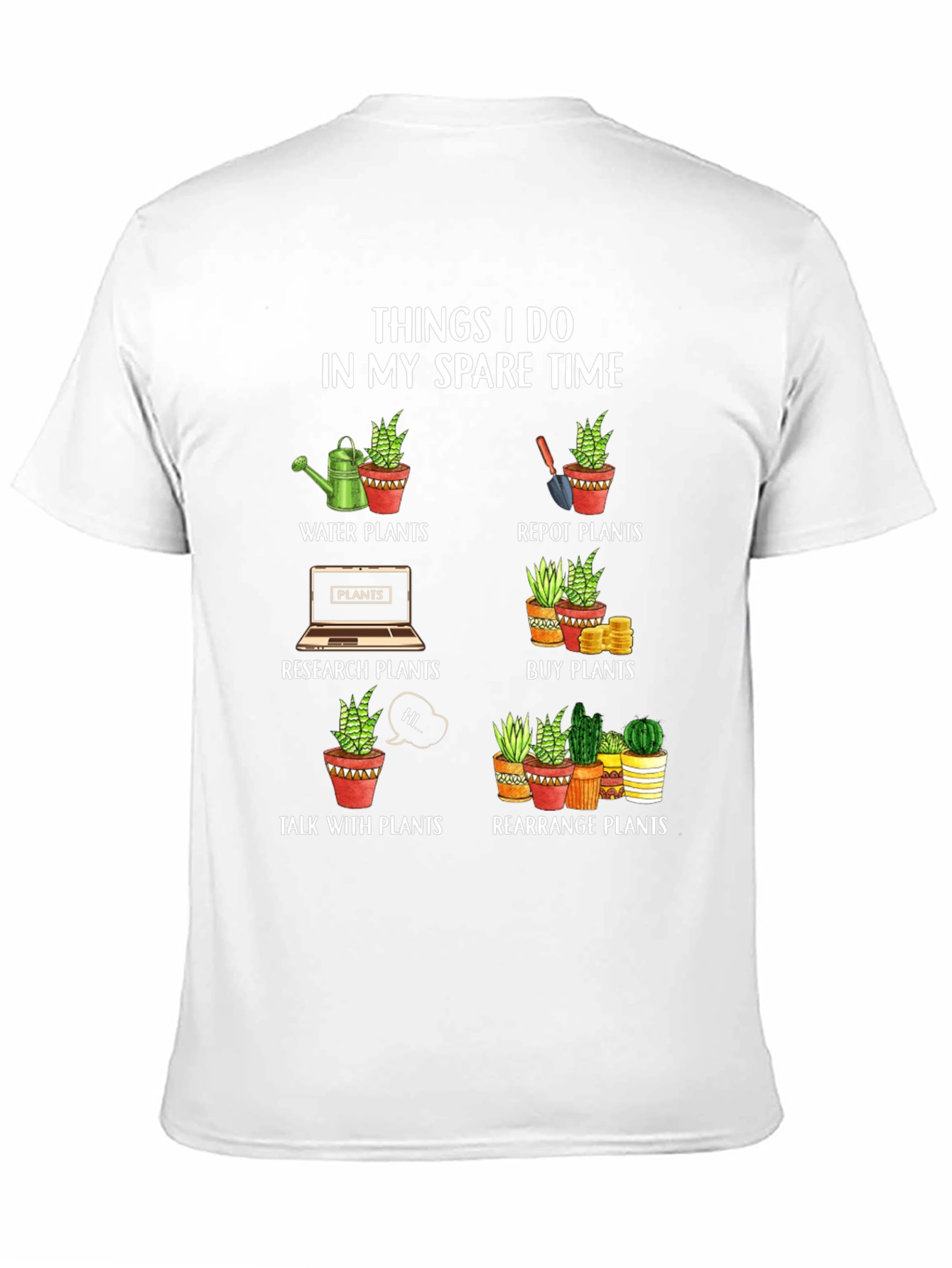 Plant Lovers Spare Time T-Shirt
