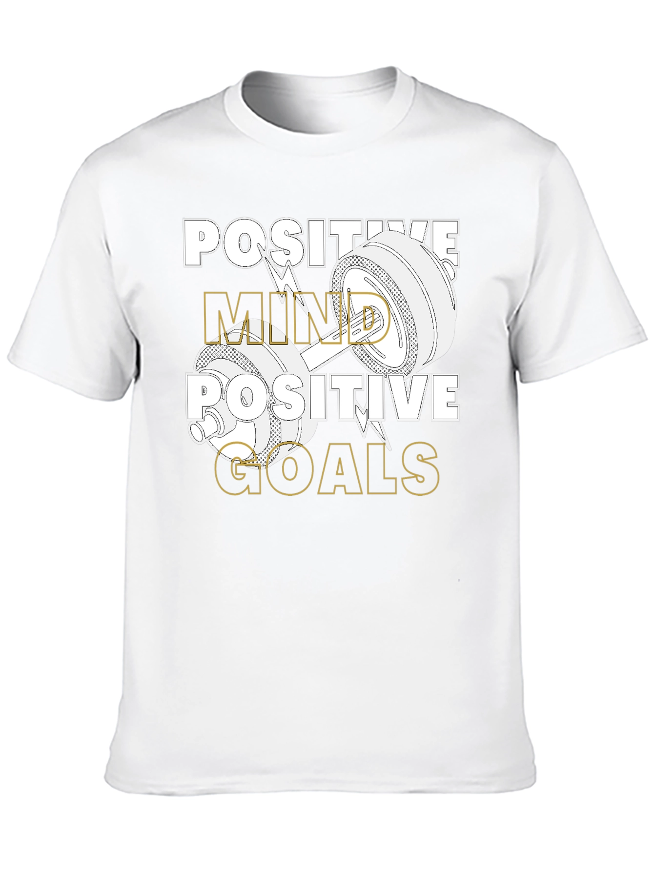 Positive Mind Goals Graphic T-Shirt
