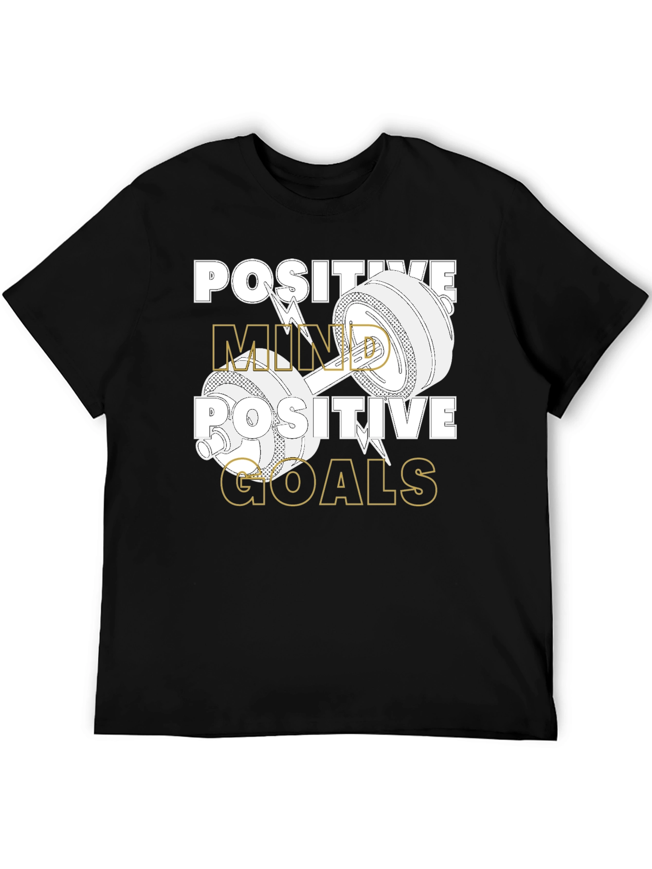 Positive Mind Goals Graphic T-Shirt