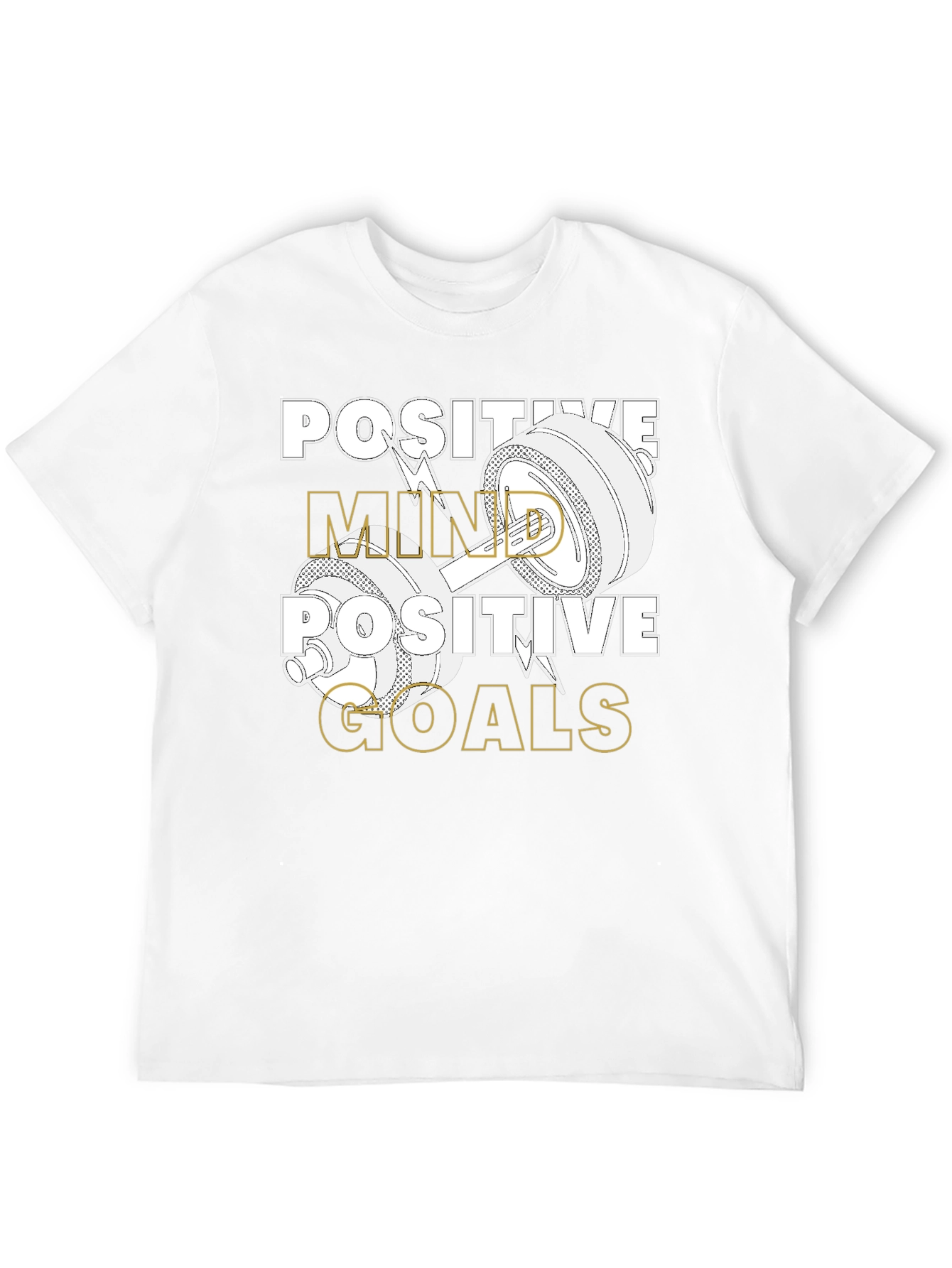 Positive Mind Goals Graphic T-Shirt
