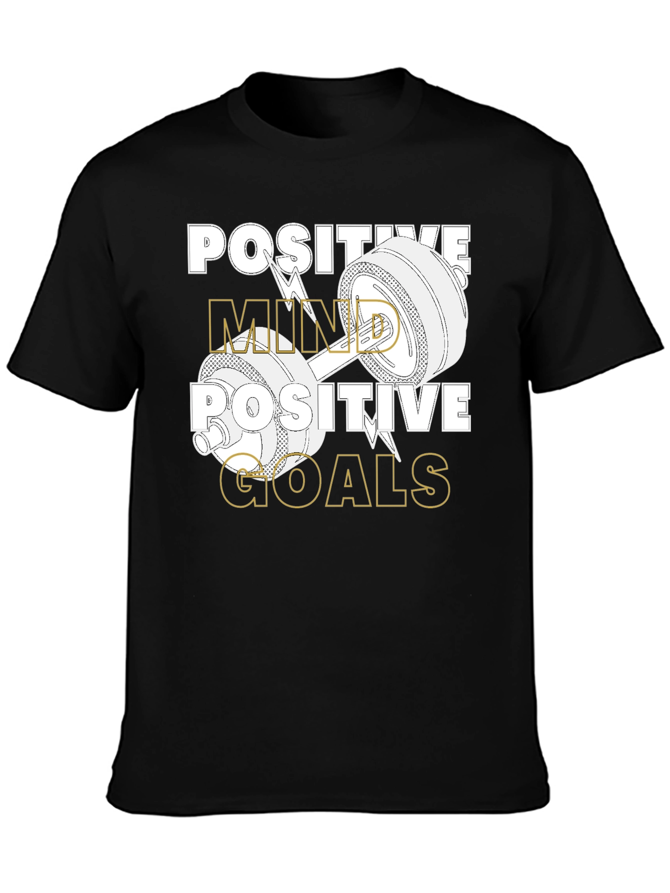 Positive Mind Goals Graphic T-Shirt