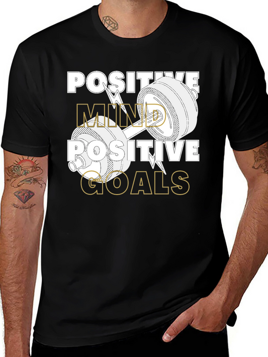 Positive Mind Goals Graphic T-Shirt